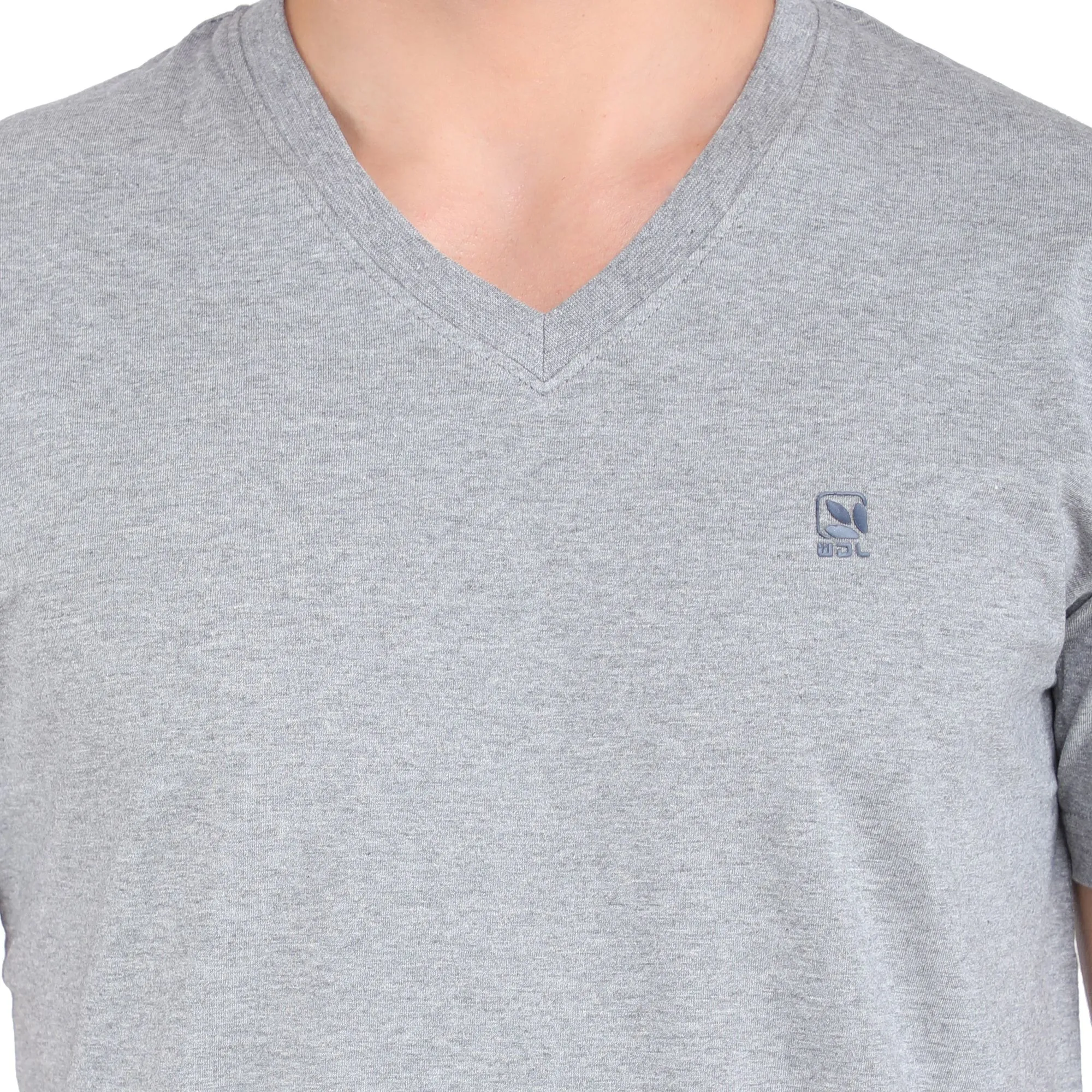 LGREY V neck t-shirt for men - Thumbnail 6