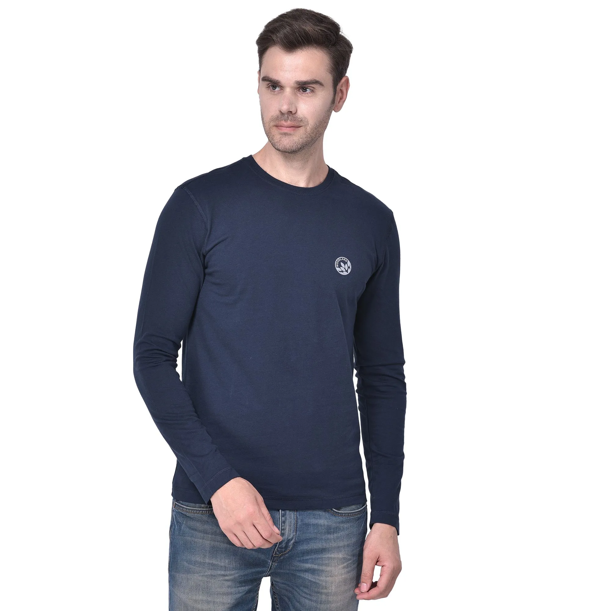 Navy innerwear T-shirt for men - Thumbnail 2