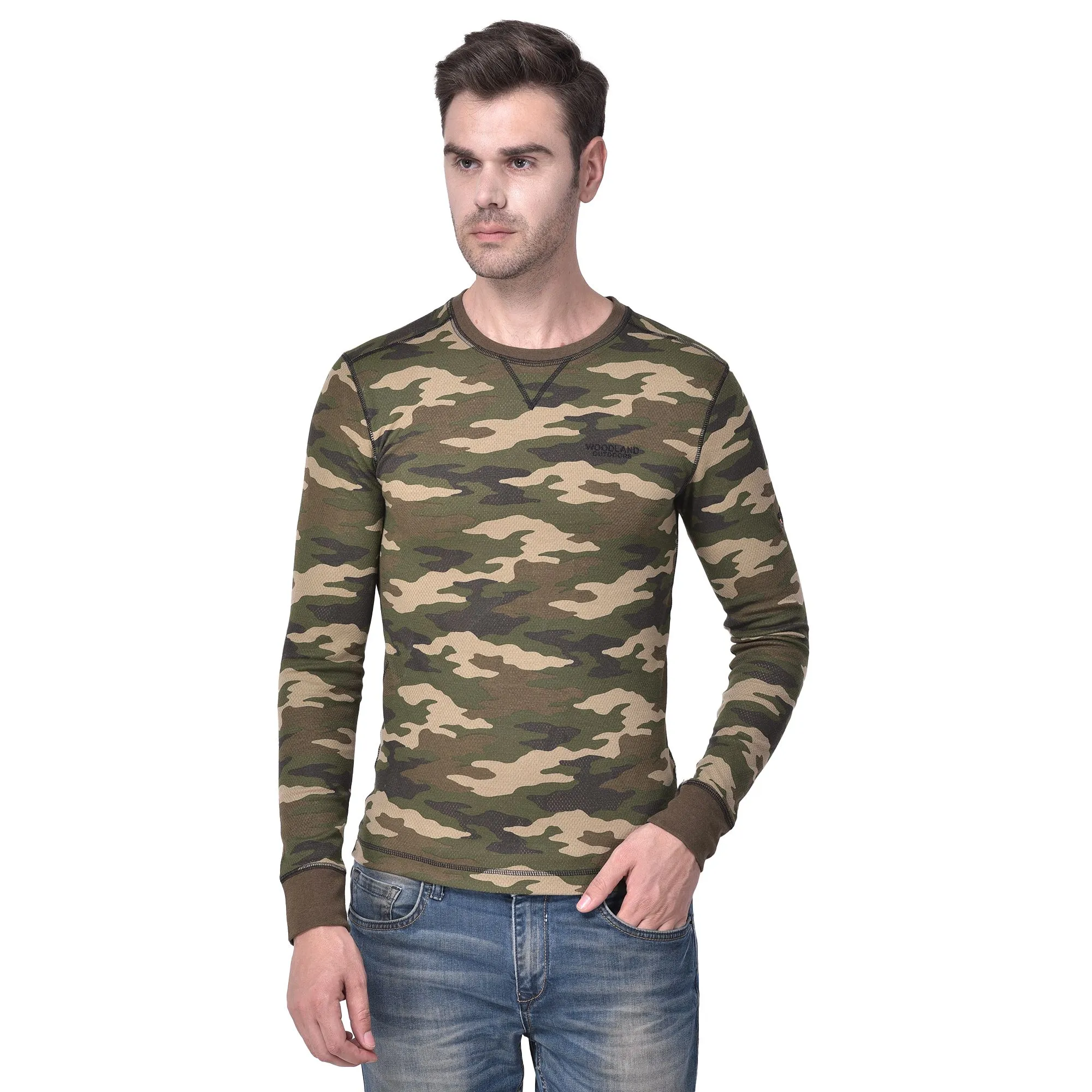 Camouflage print innerwear for men - Thumbnail 4
