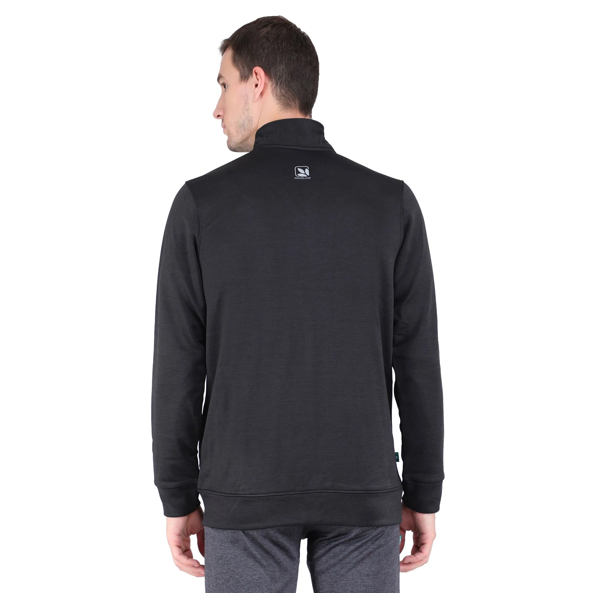 Black lightweight sweatshirt for men - Thumbnail 5