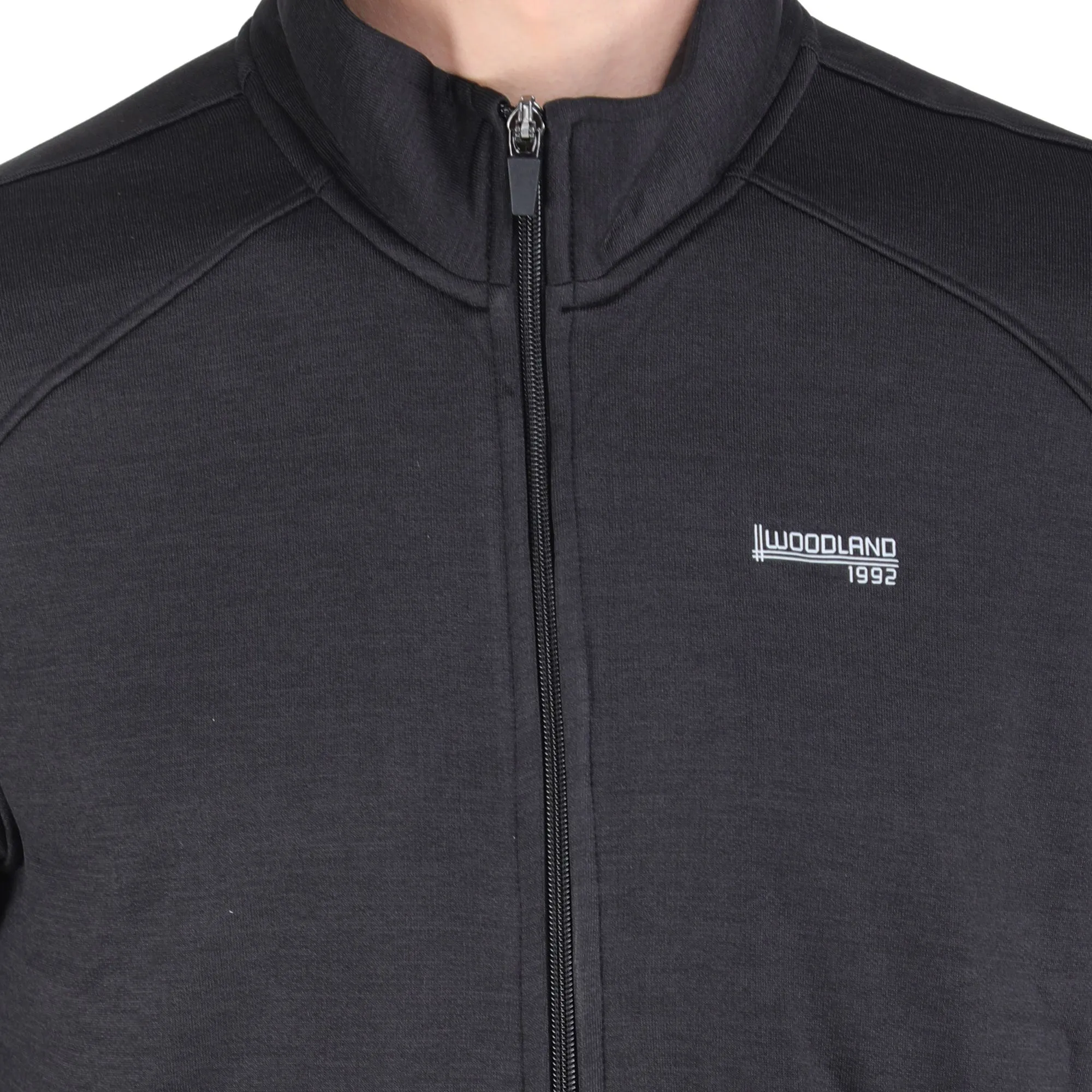 Black lightweight sweatshirt for men - Thumbnail 6