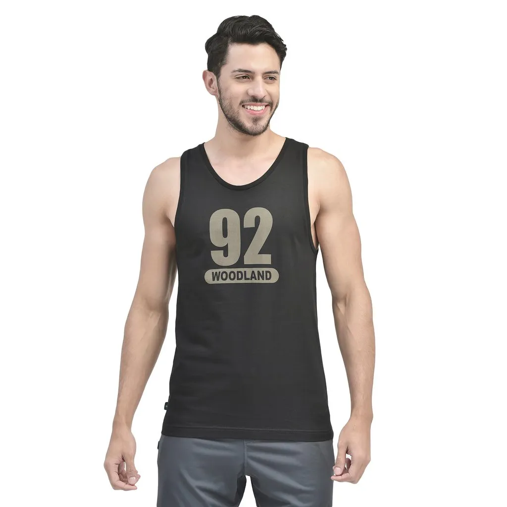 Black Tank top for men - Thumbnail 2