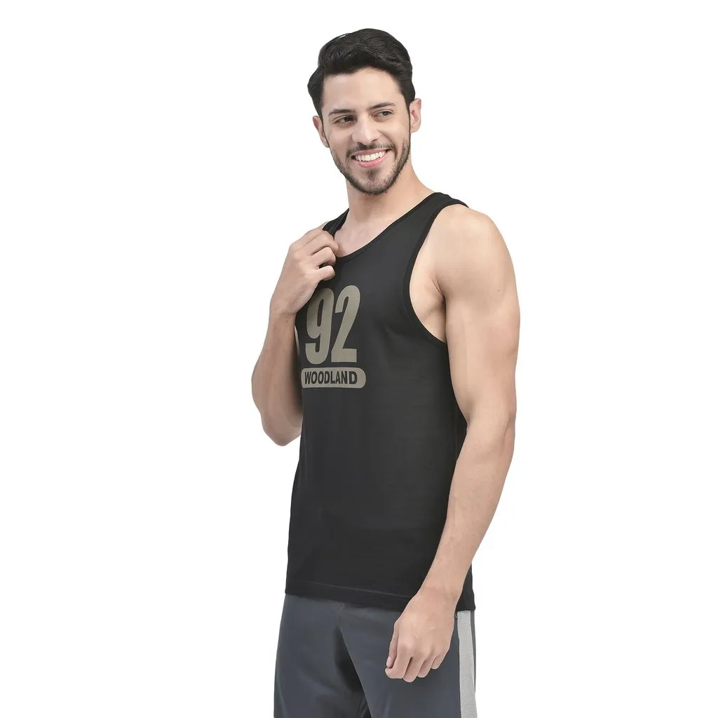 Black Tank top for men - Thumbnail 3