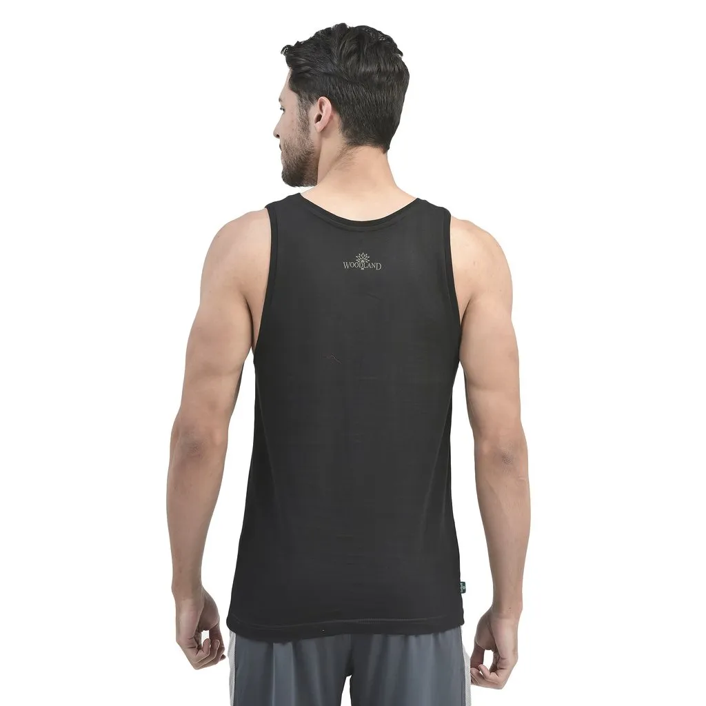 Black Tank top for men - Thumbnail 5