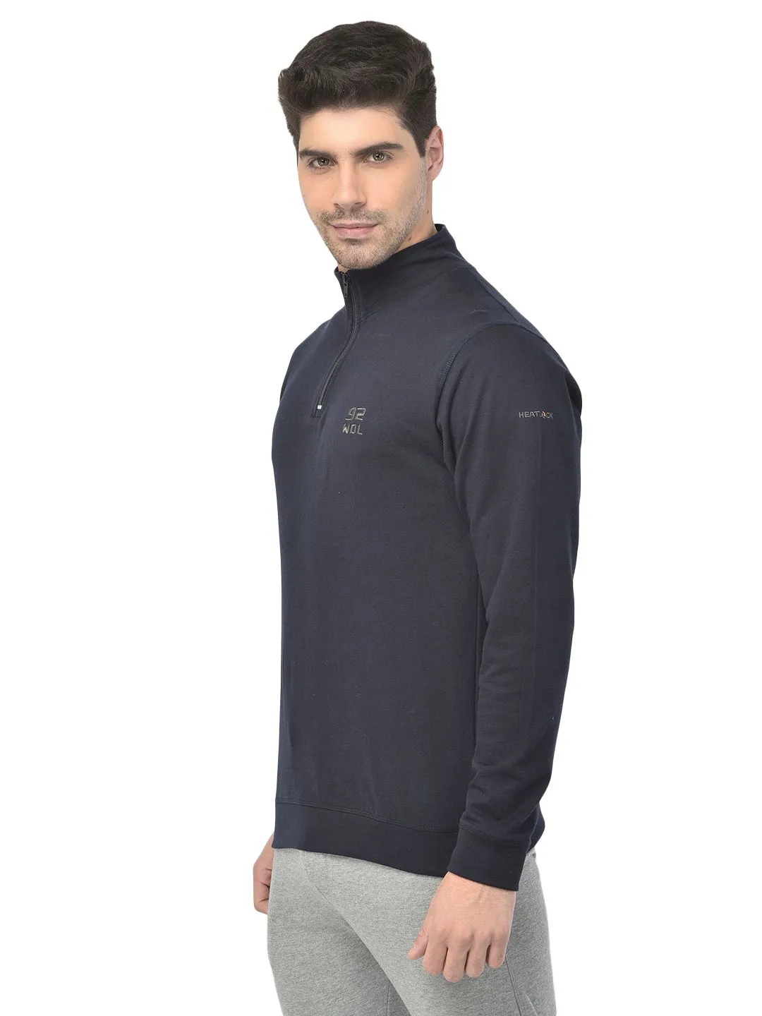 Navy innerware top for men - Thumbnail 3