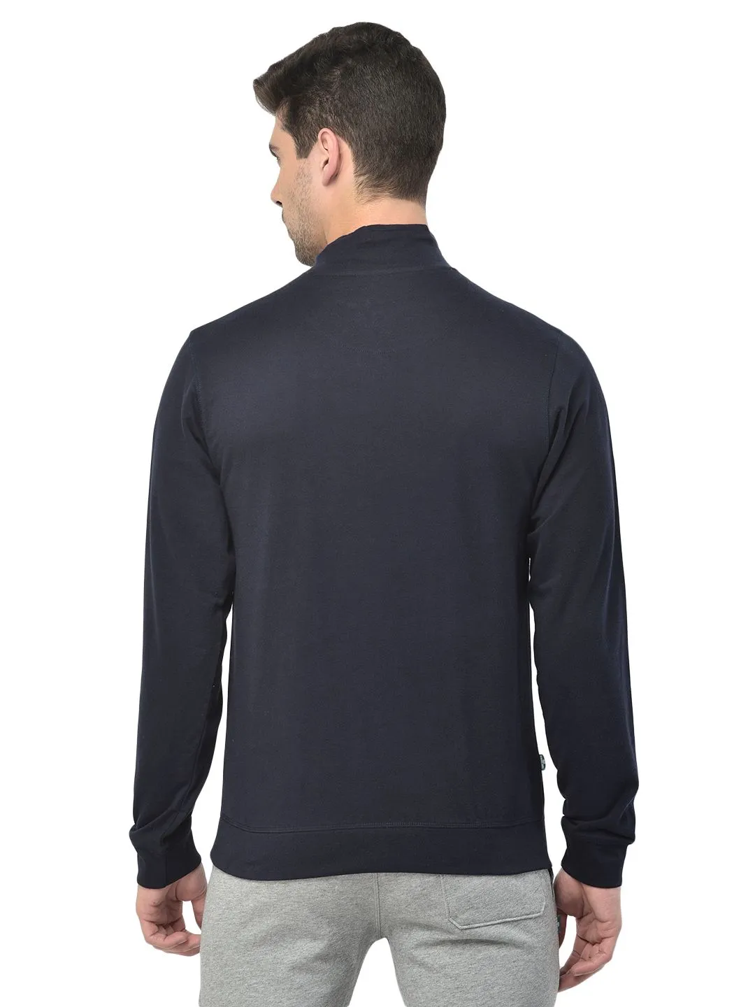 Navy innerware top for men - Thumbnail 5
