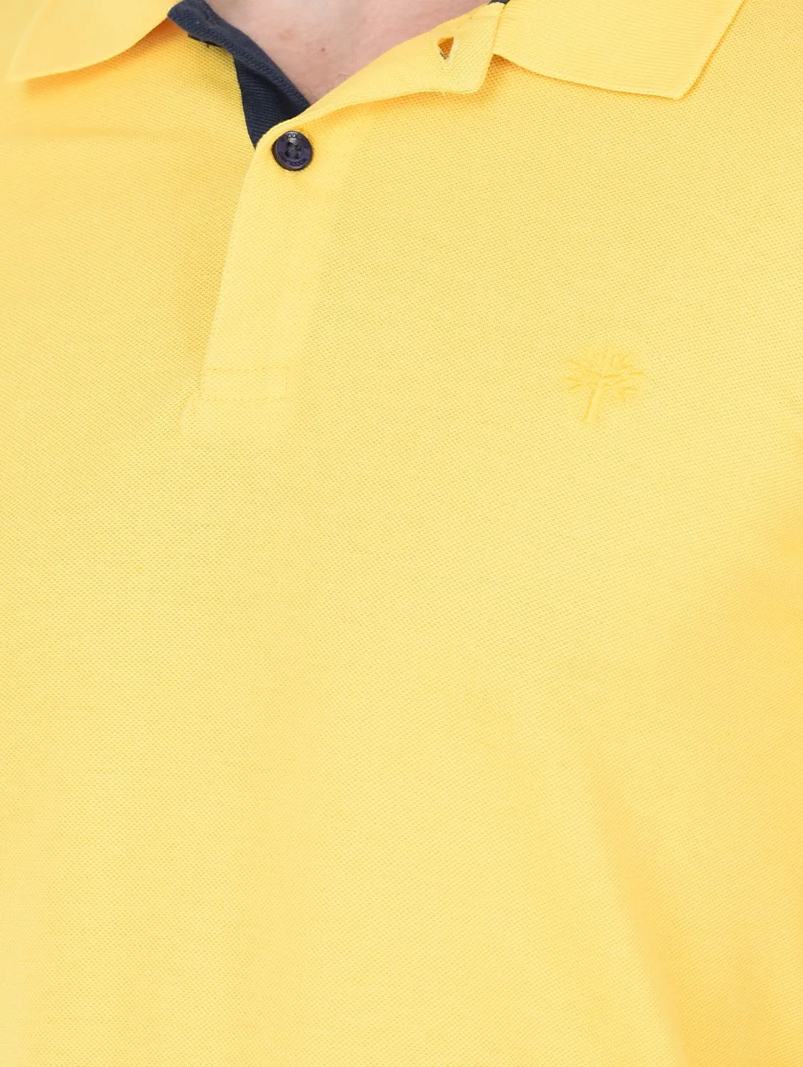 Yellow Polo t-shirt for men - Thumbnail 6