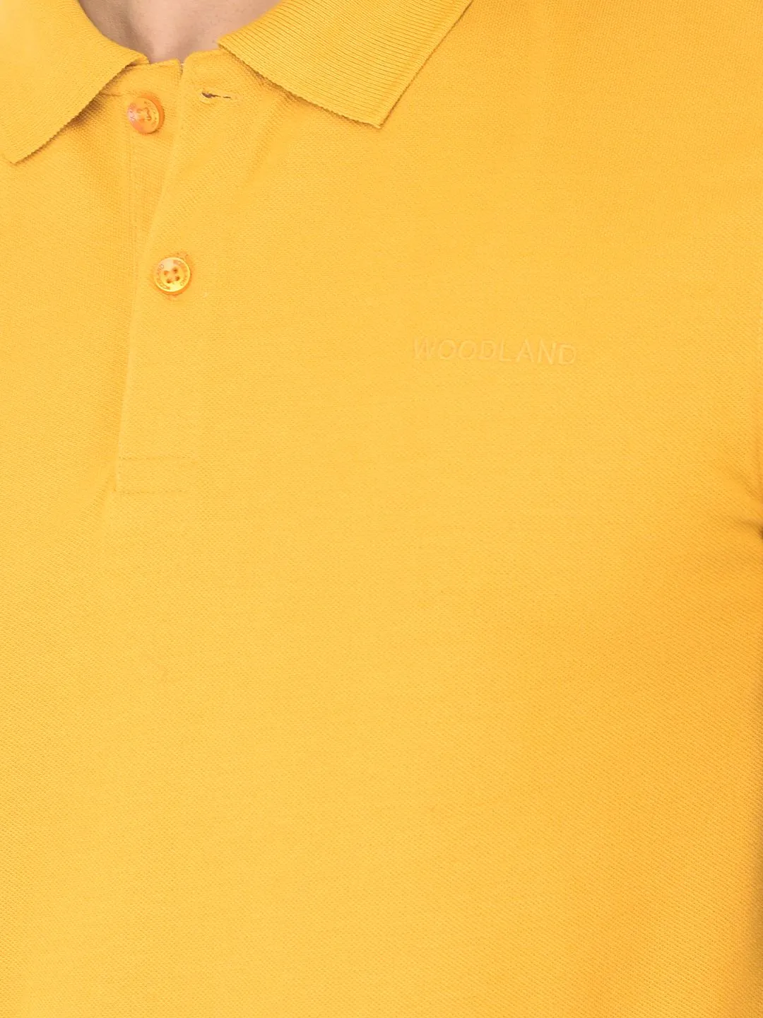 Mustard Polo T-shirt for men - Thumbnail 6