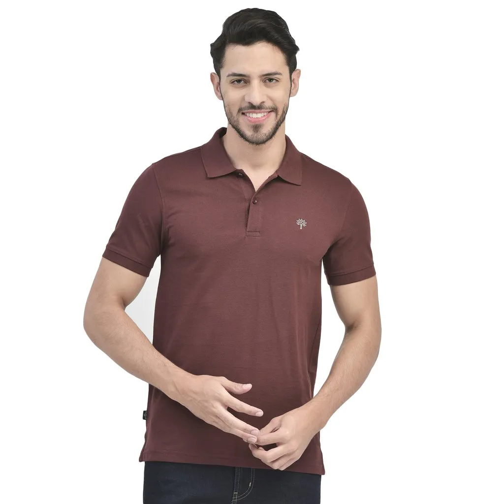 Brown Polo T-shirt for Men - Thumbnail 2