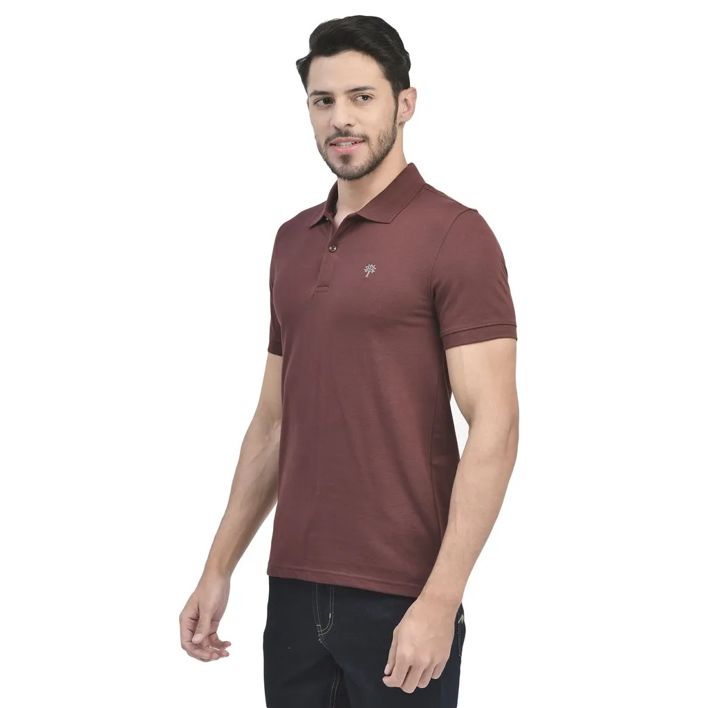 Brown Polo T-shirt for Men - Thumbnail 3