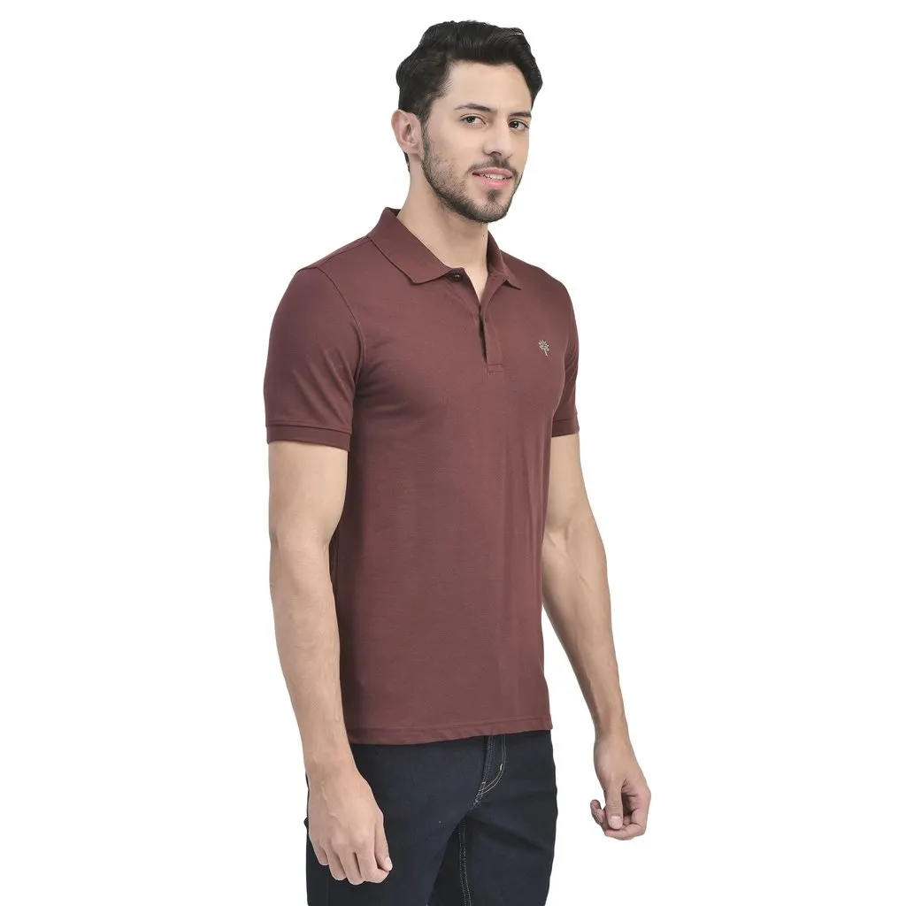 Brown Polo T-shirt for Men - Thumbnail 4
