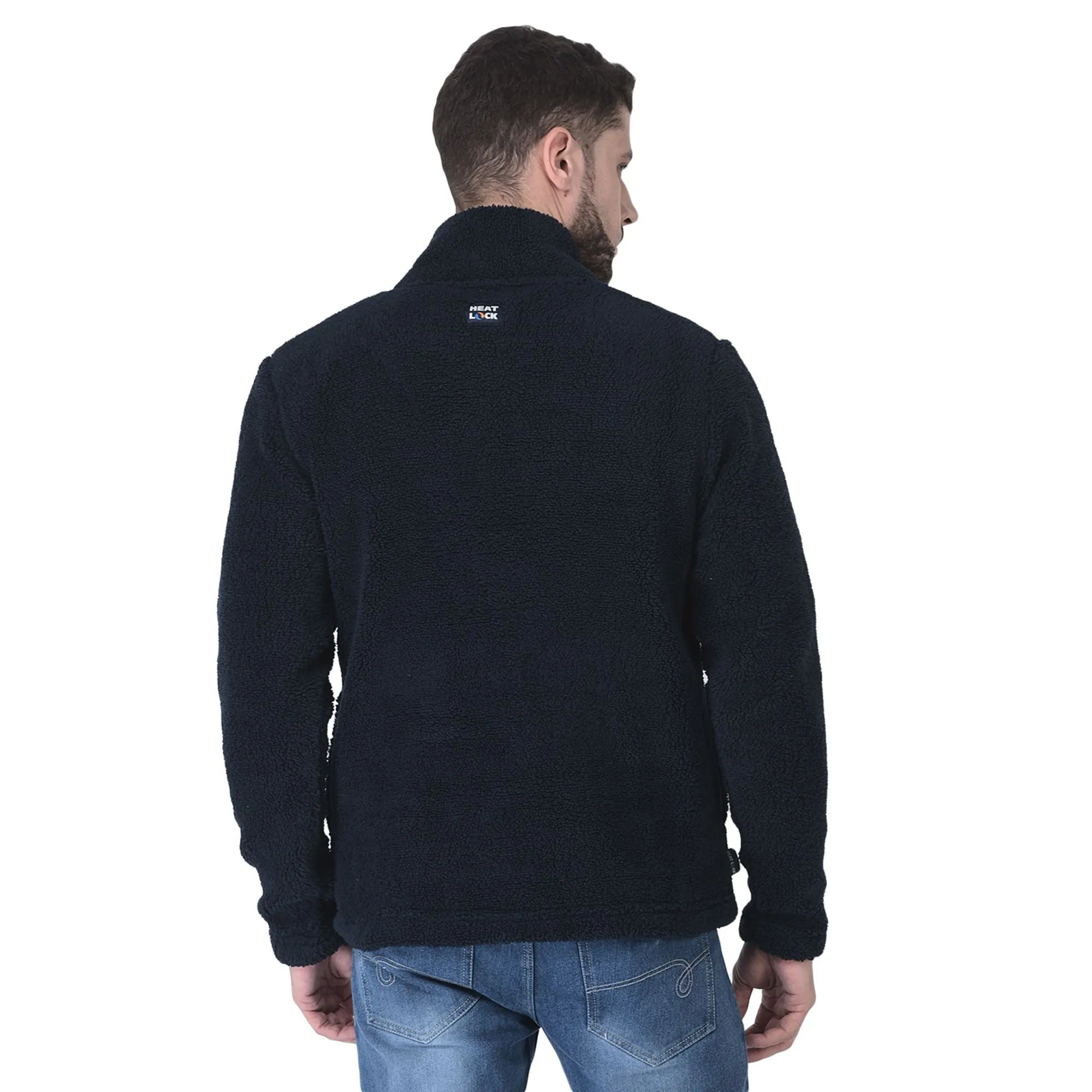 Navy Sweatshirt for Men - Thumbnail 5