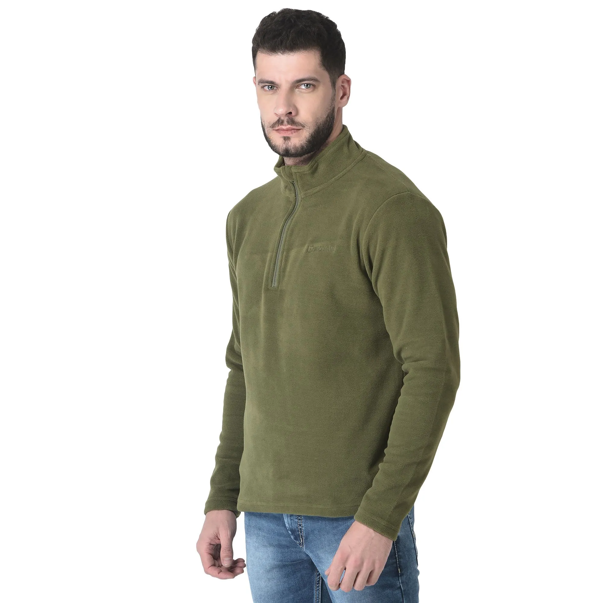 Olive jacket for Men - Thumbnail 3