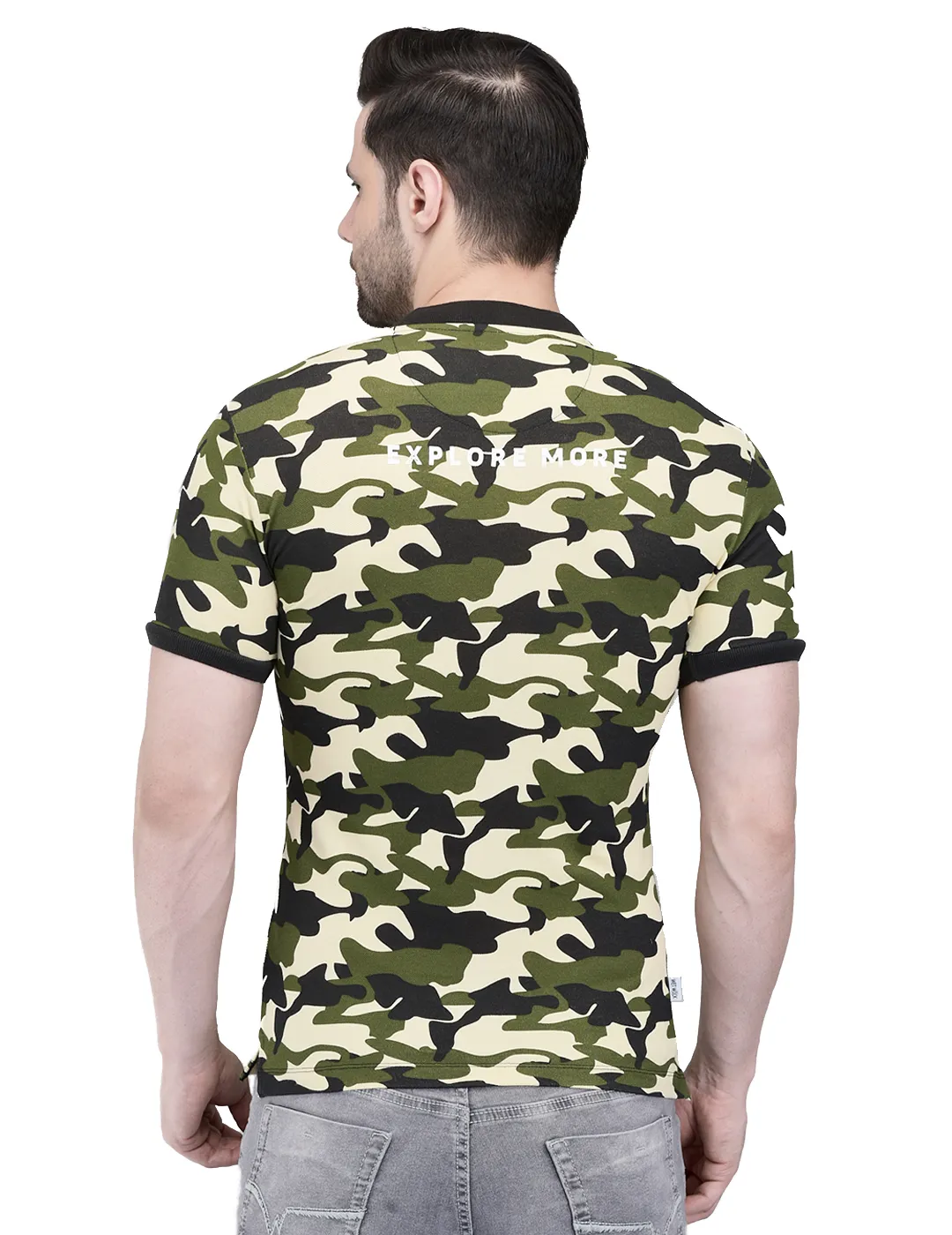Olive Polo T-shirt for Men 5