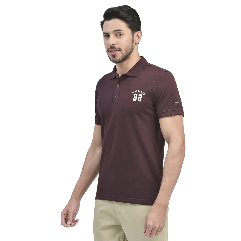 Wine Polo T-shirt for Men - Thumbnail 3