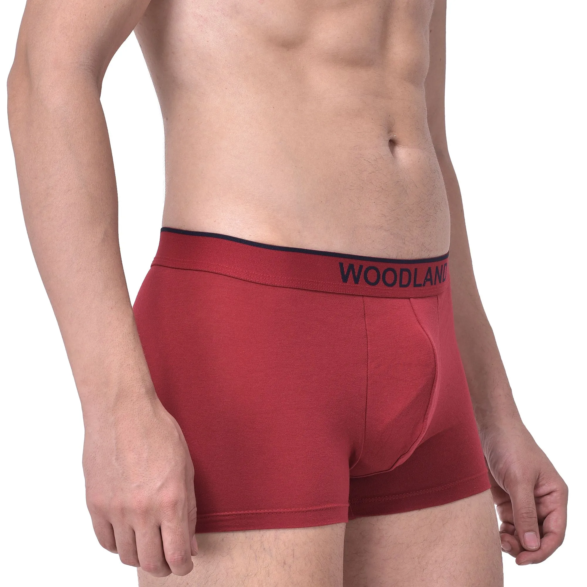 Maroon boxer brief for men - Thumbnail 4