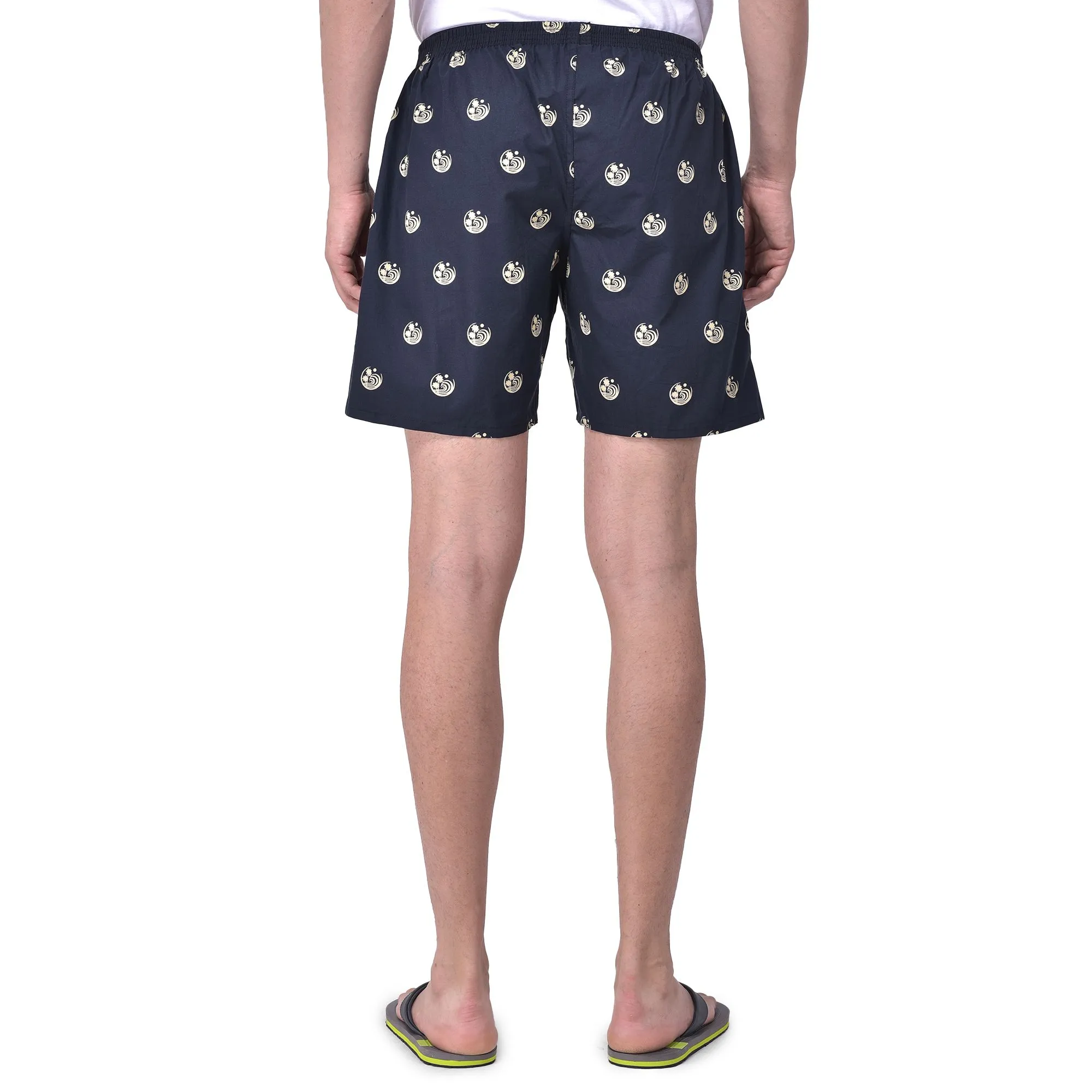 Black printed boxers for men - Thumbnail 5