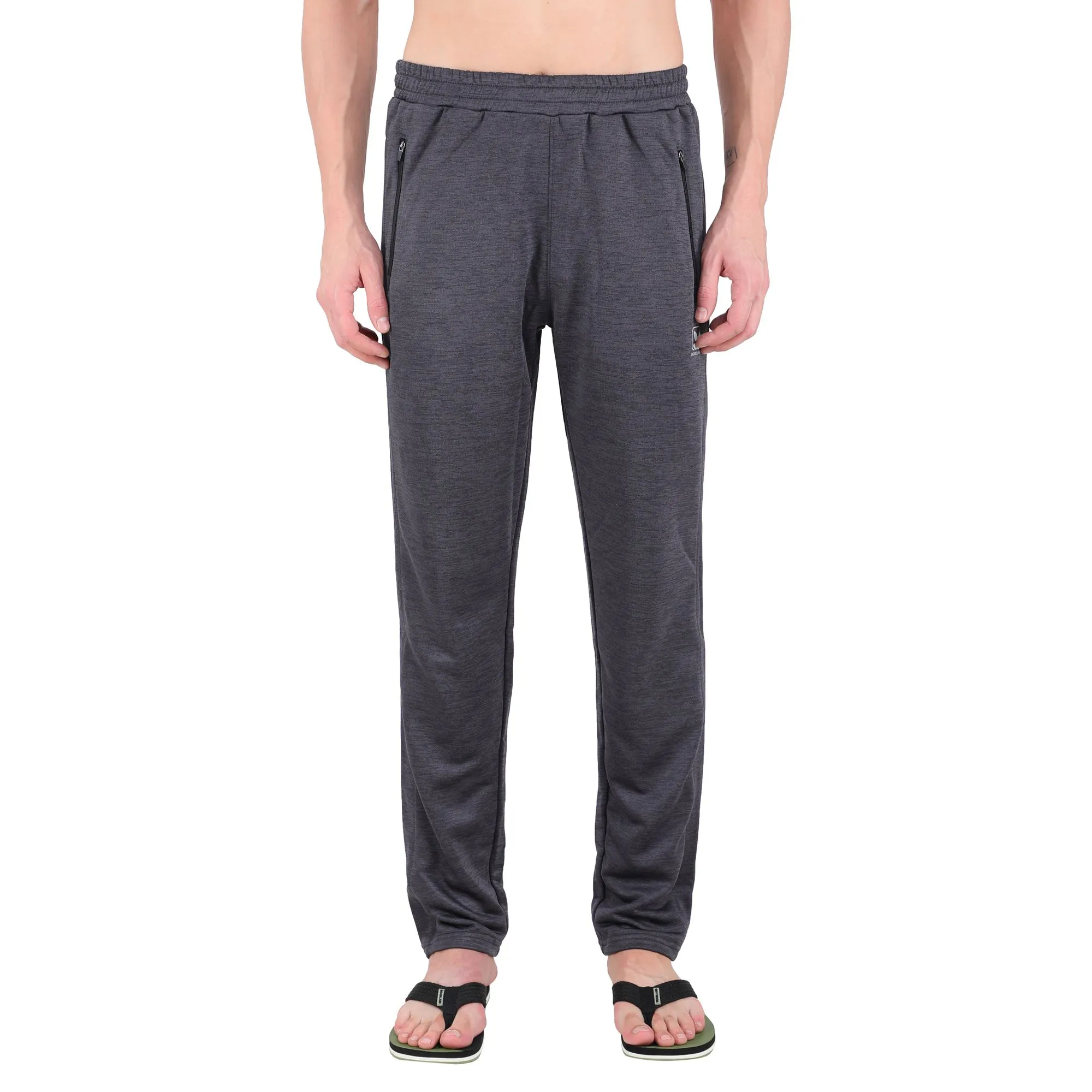 Dark grey track pants for men - Thumbnail 2