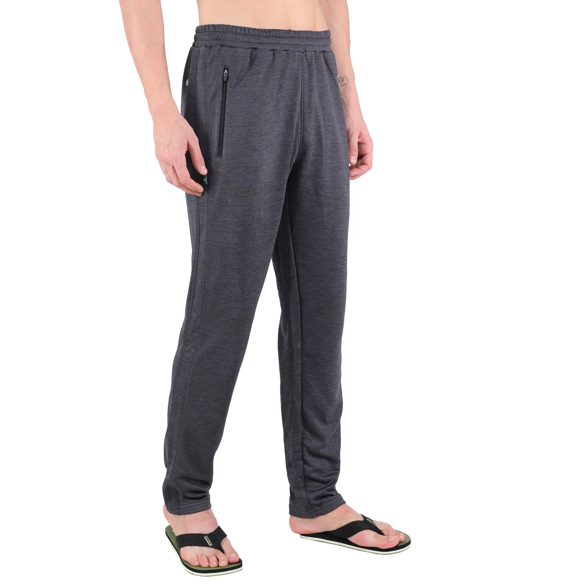 Dark grey track pants for men - Thumbnail 4