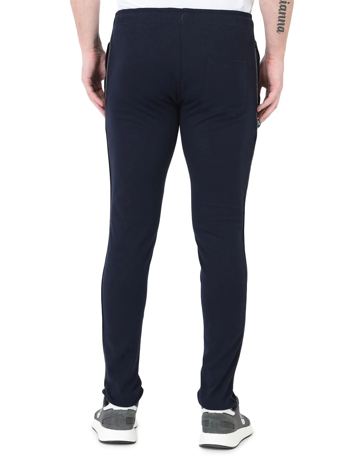 Navy Track pants for men - Thumbnail 5
