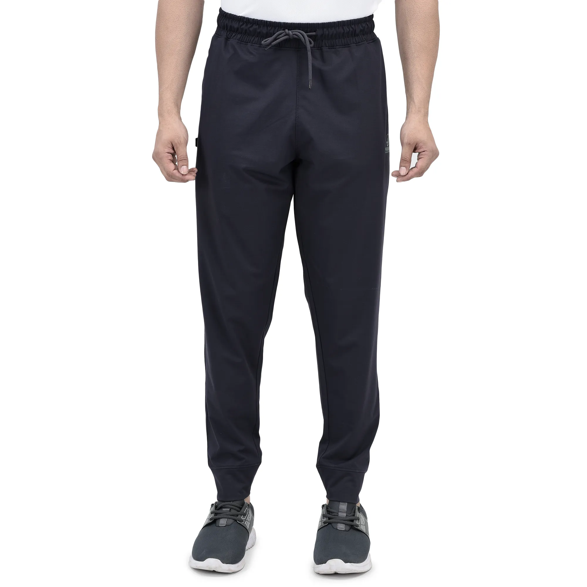 Steel grey track pants for men - Thumbnail 2