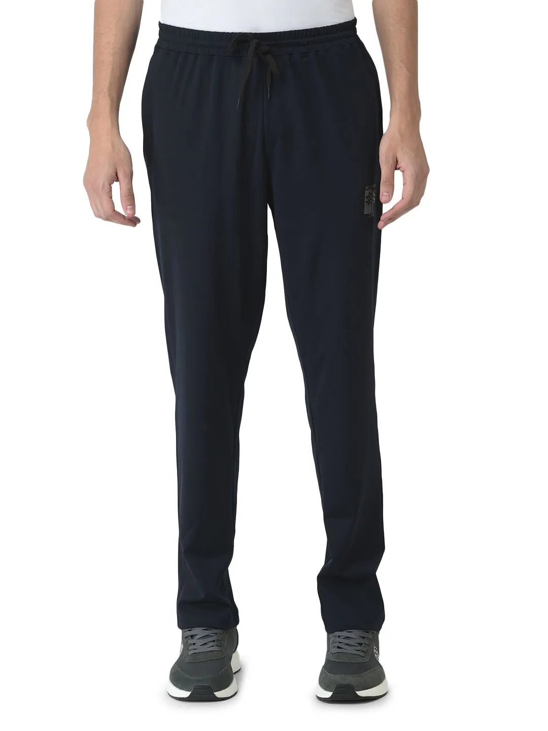 Navy Track Pants for Men - Thumbnail 2