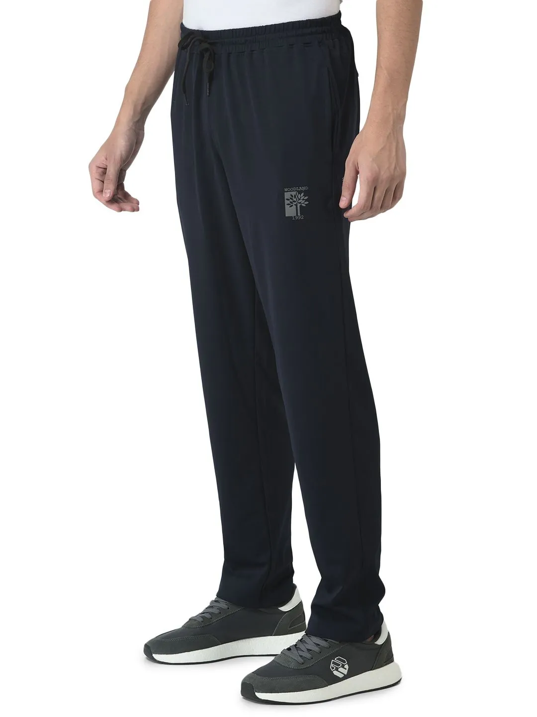 Navy Track Pants for Men - Thumbnail 3