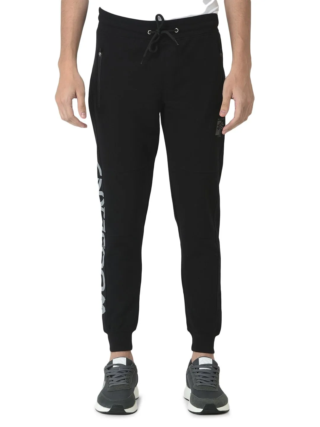 Black Track pants for men - Thumbnail 2