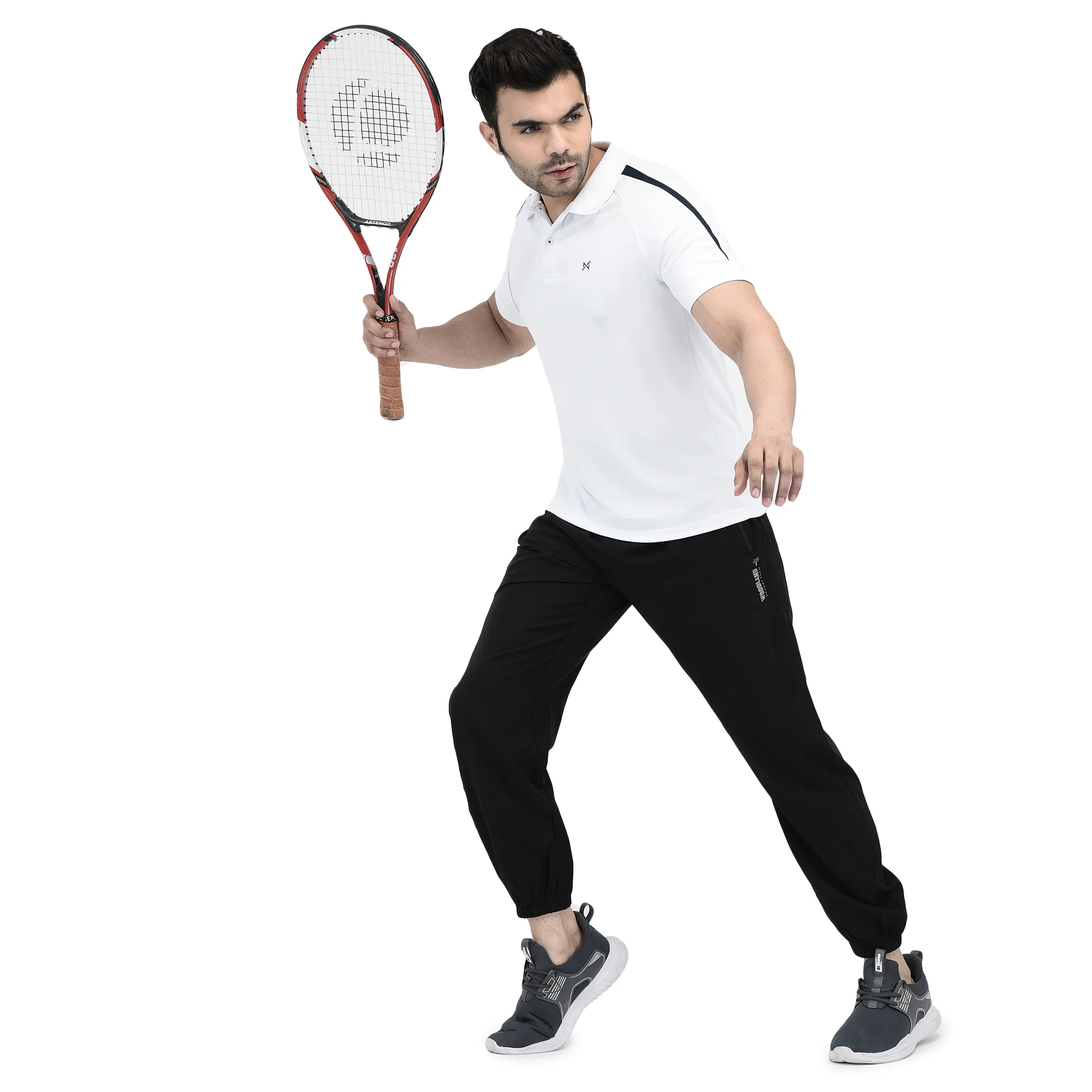 Black Joggers for Men - Thumbnail 1