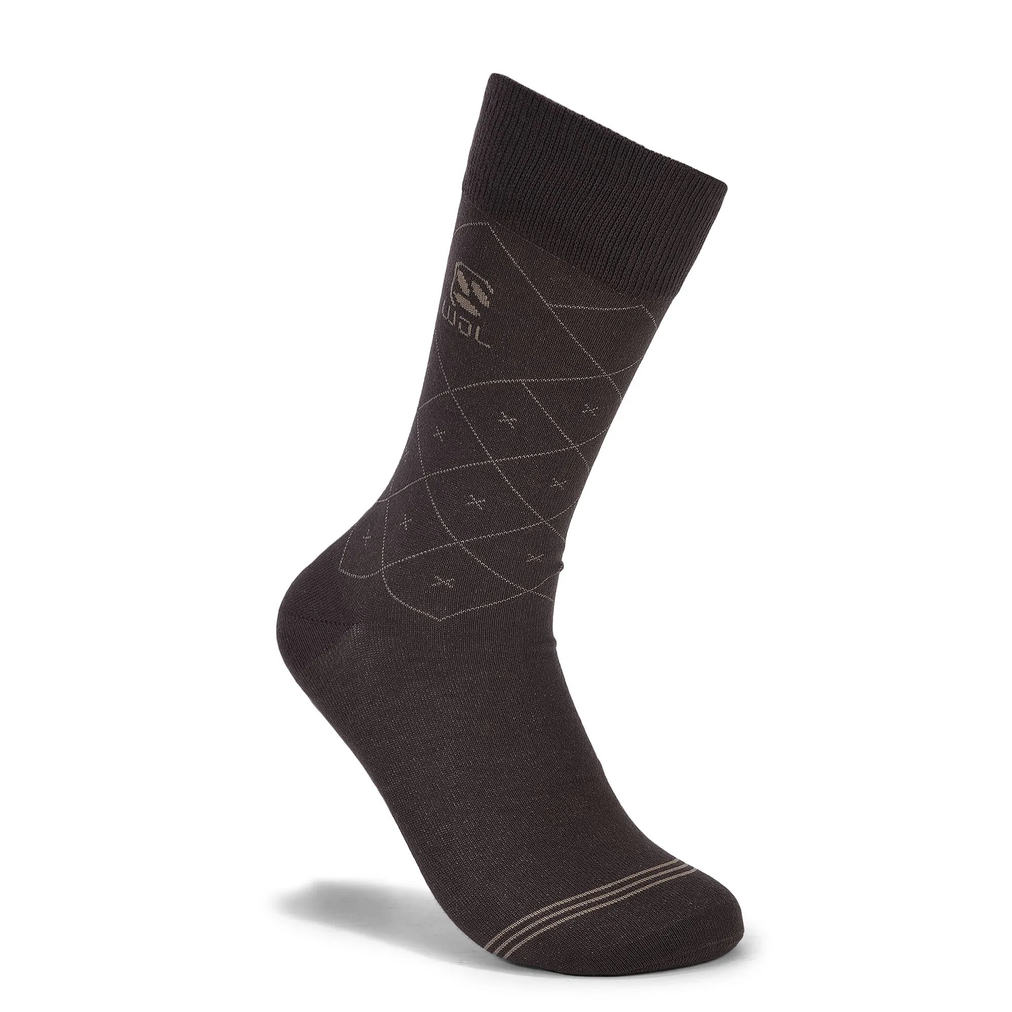 Brown crew socks for men - Image 1