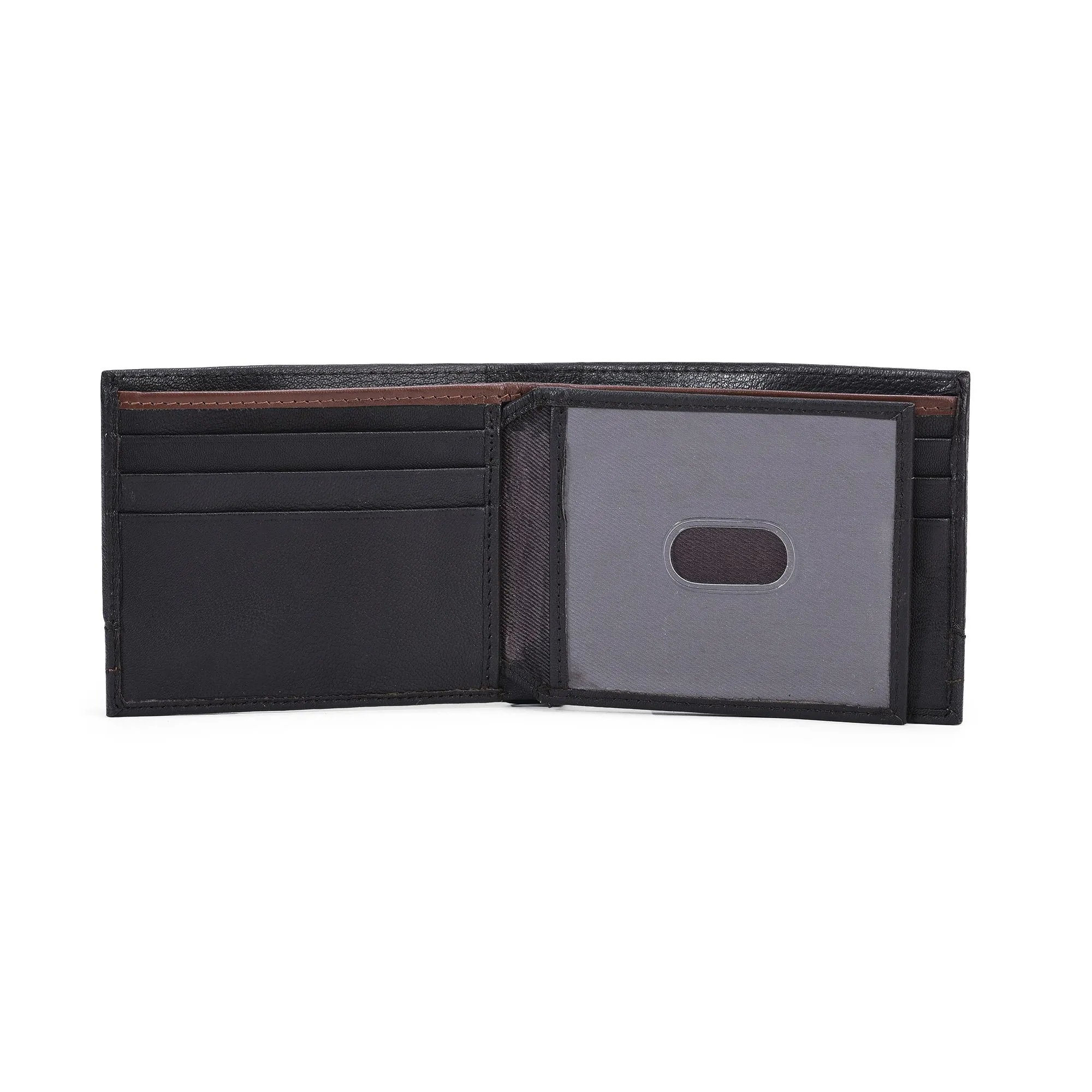 BROWN Leather Wallet For Men - Thumbnail 4