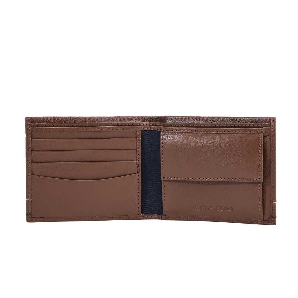 TAN Leather Wallet For Men - Thumbnail 3