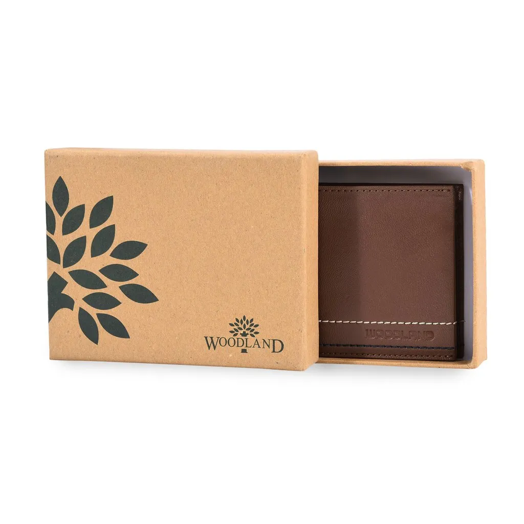 TAN Leather Wallet For Men - Thumbnail 4