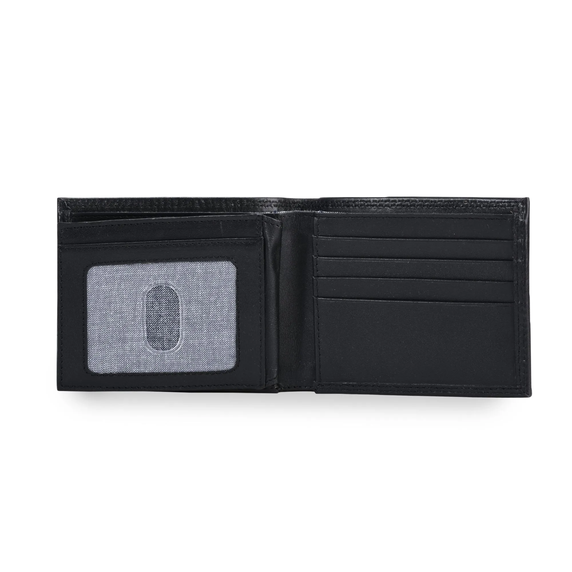 Black Leather Wallet For Men - Thumbnail 5