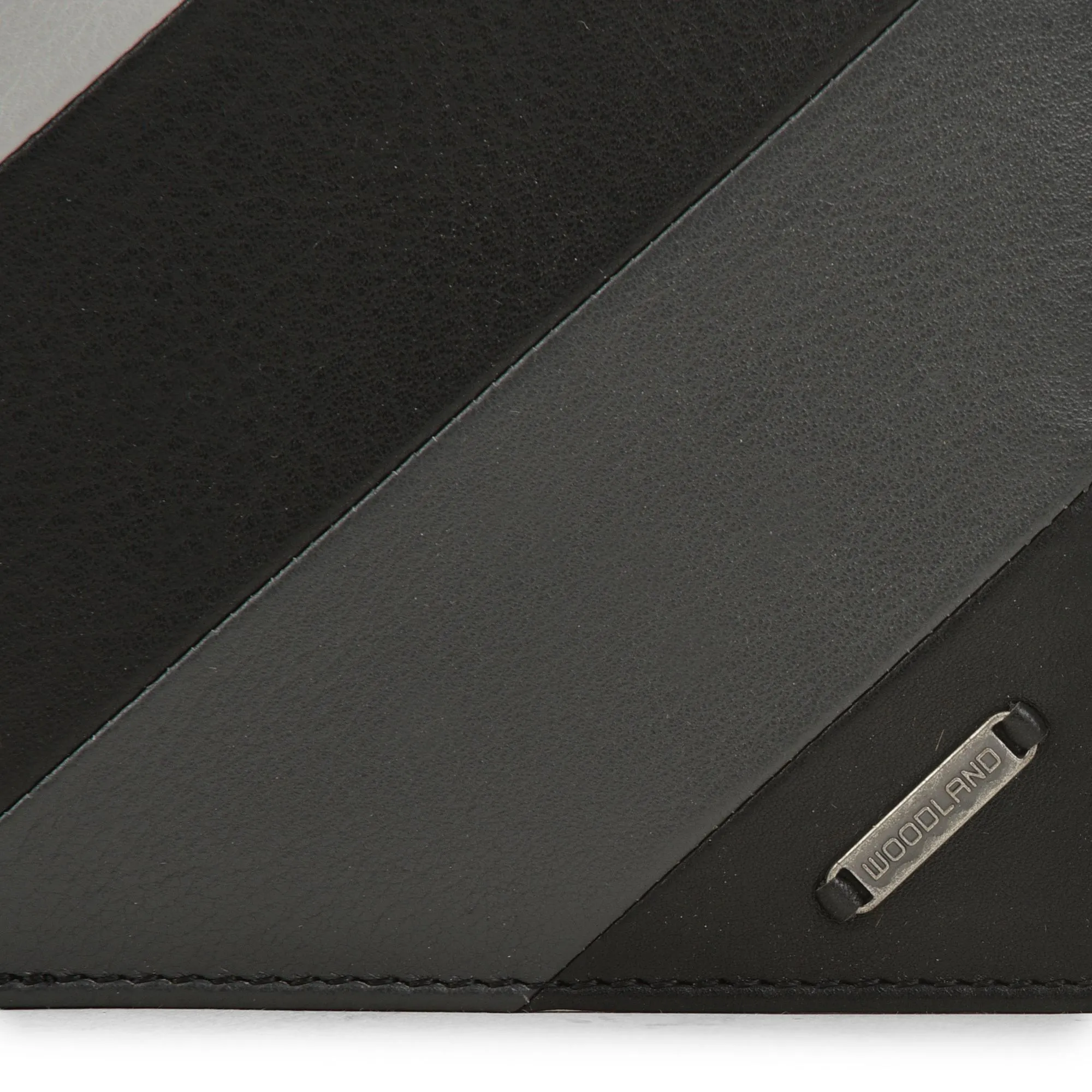 Black/Grey bifold wallet for men - Thumbnail 5