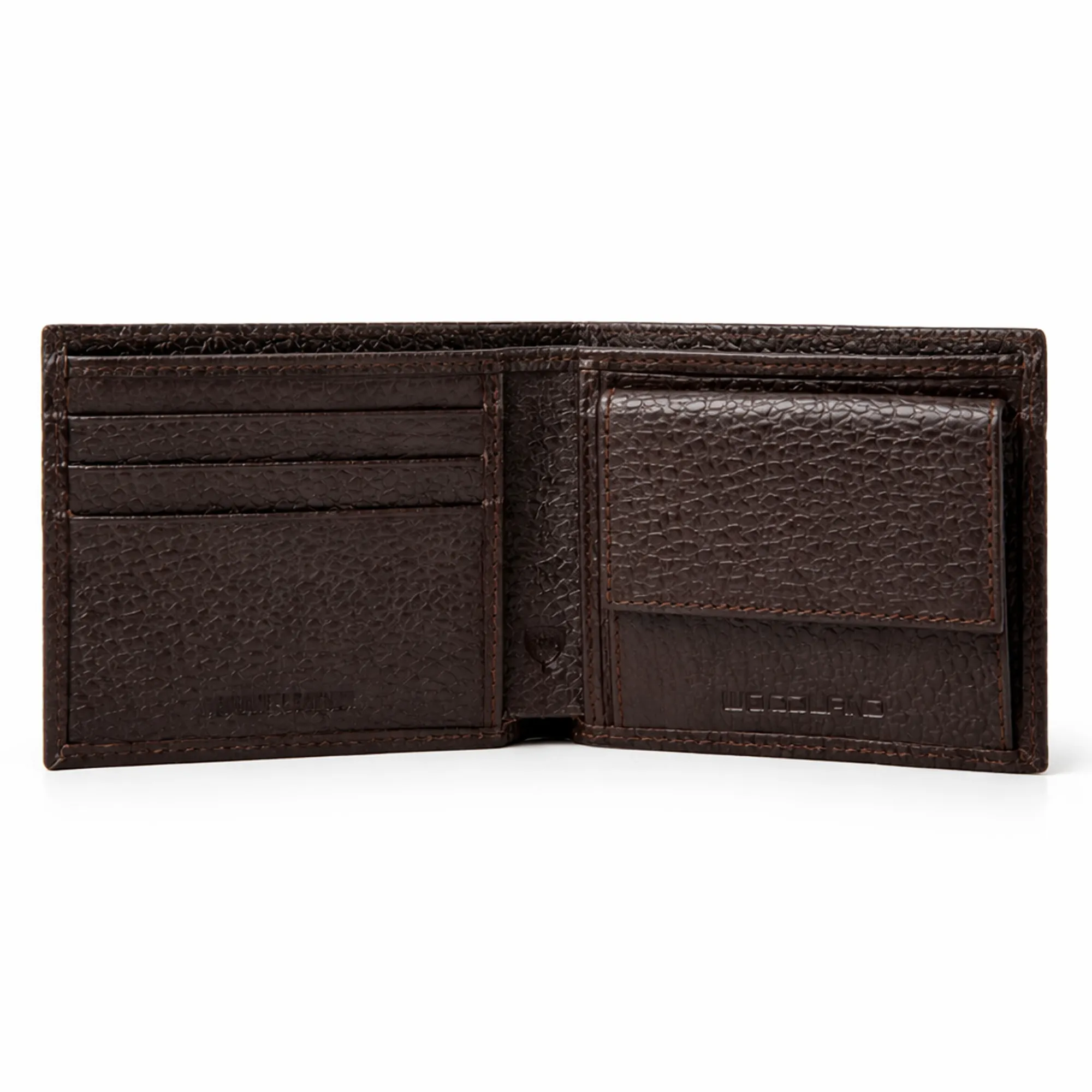 Woodland Men’s Dark Brown Classic Leather Wallet

 - Thumbnail 2