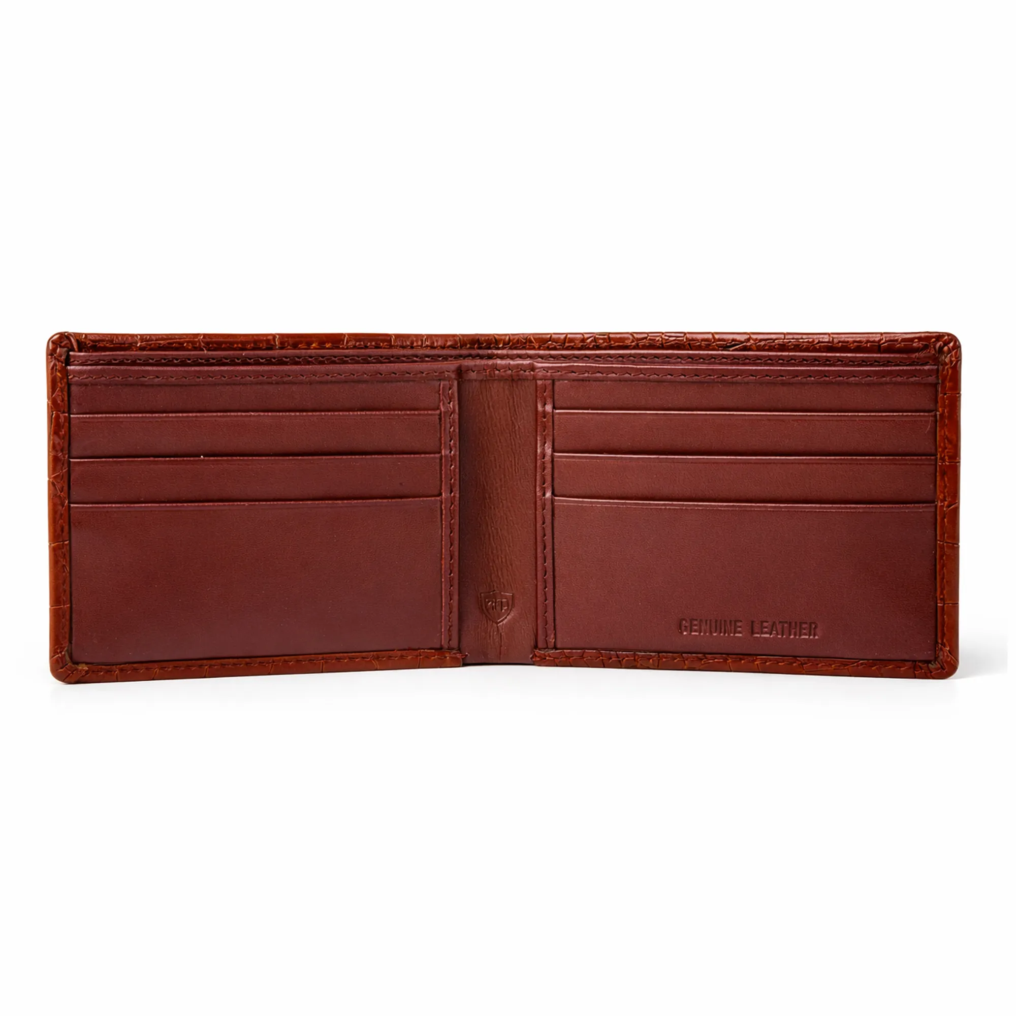 Woodland Men’s Brown RFID Shield Leather Wallet

 - Thumbnail 2