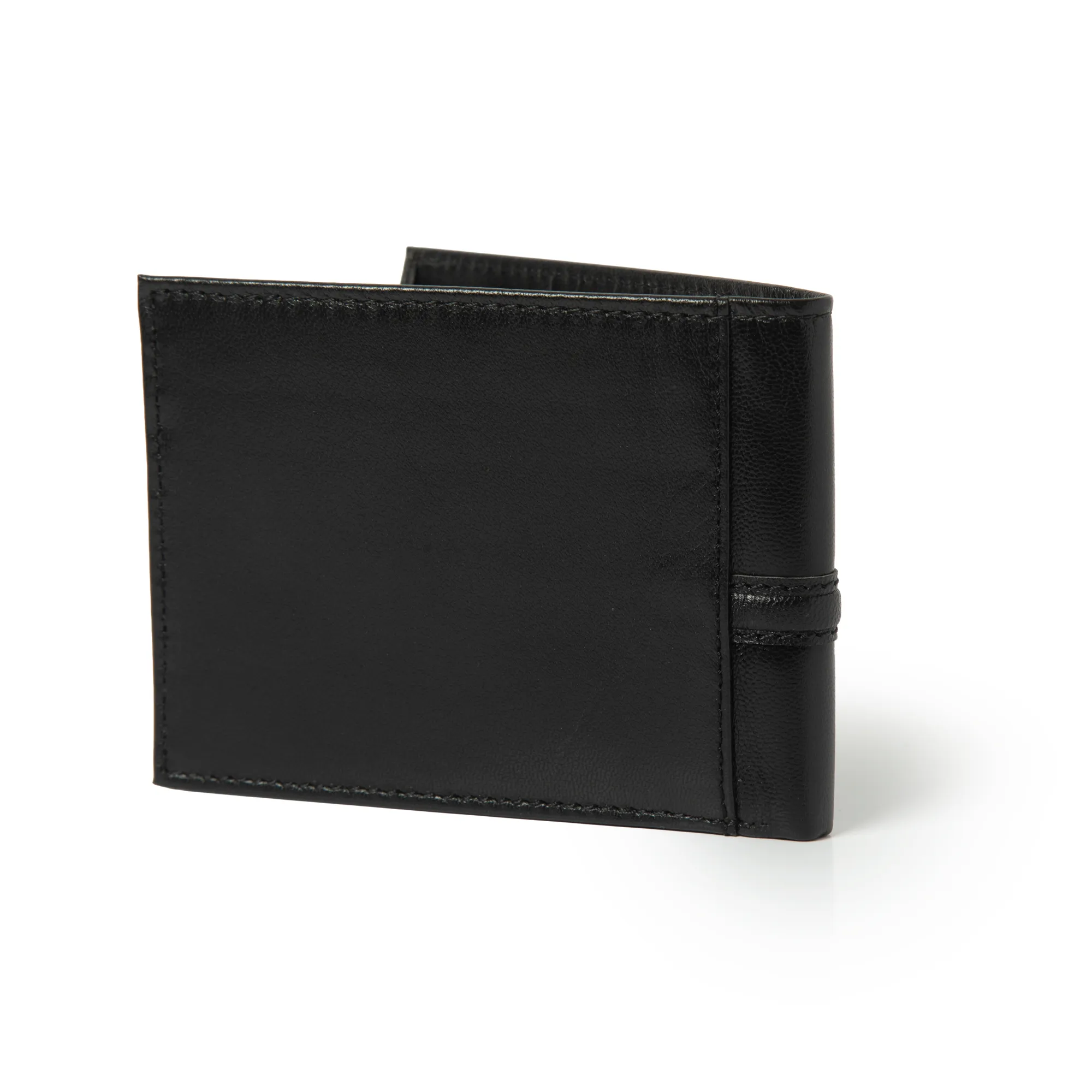 Woods Black Wallet for Men - Thumbnail 4