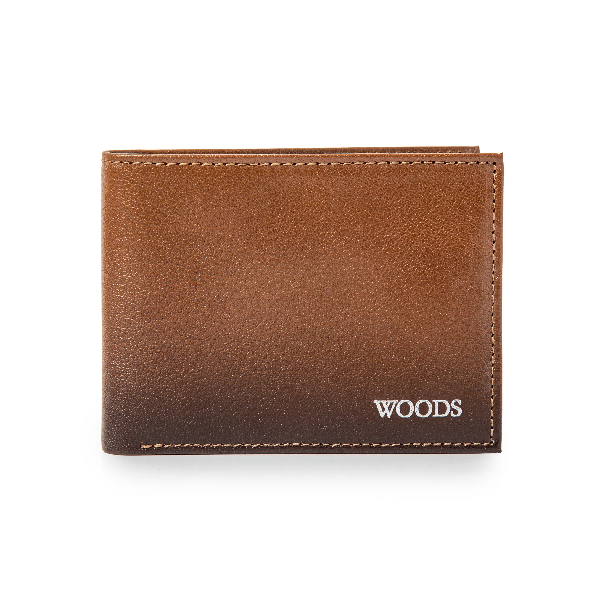 Woods Men’s Tan Leather Wallet - Image 1