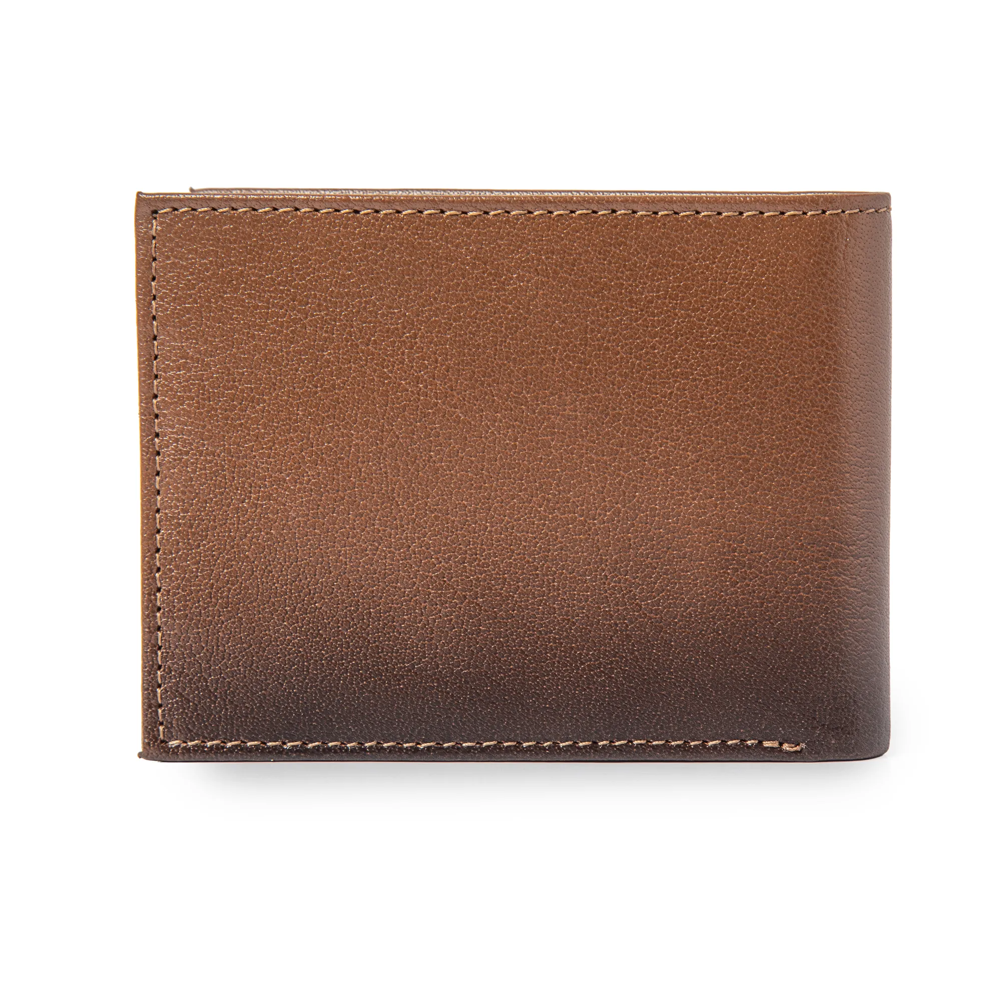 Woods Men’s Tan Leather Wallet - Thumbnail 3