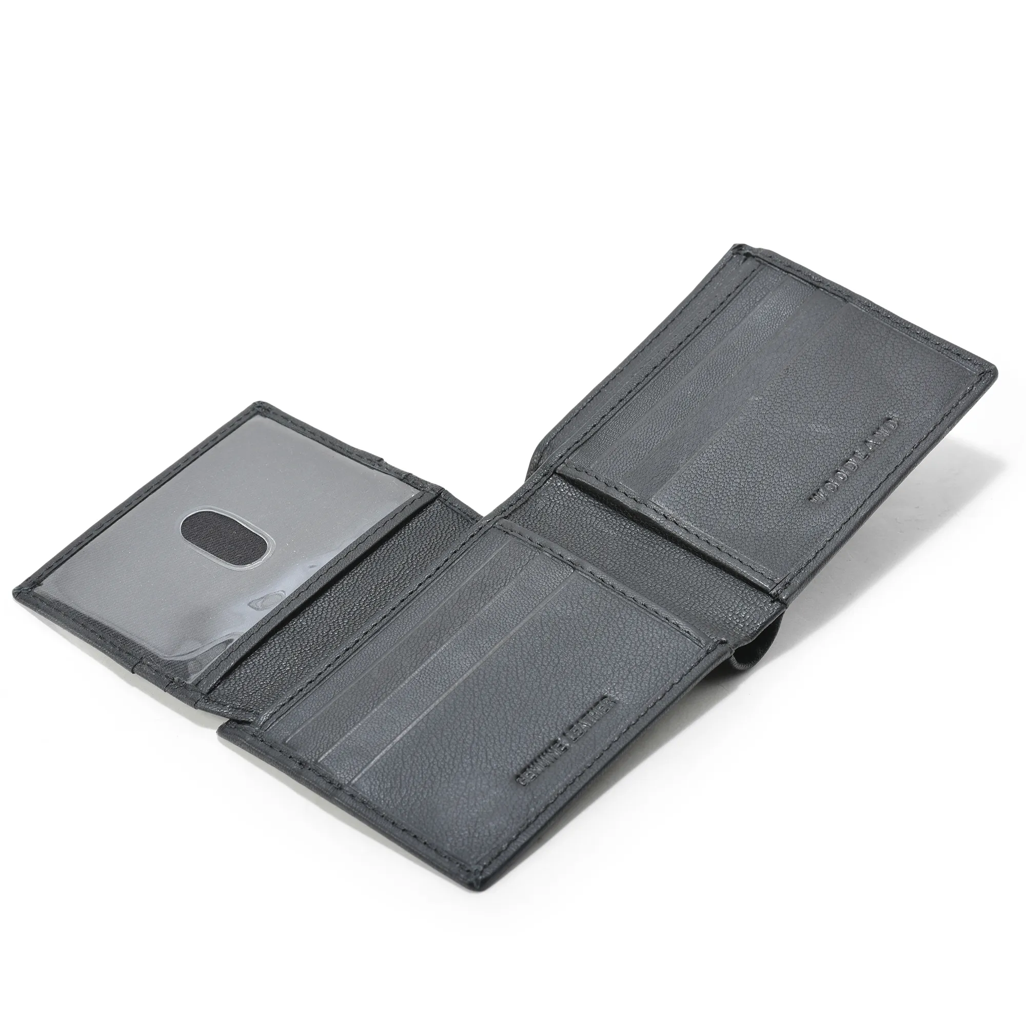 Woodland Black Softy Leather Wallet - Thumbnail 5