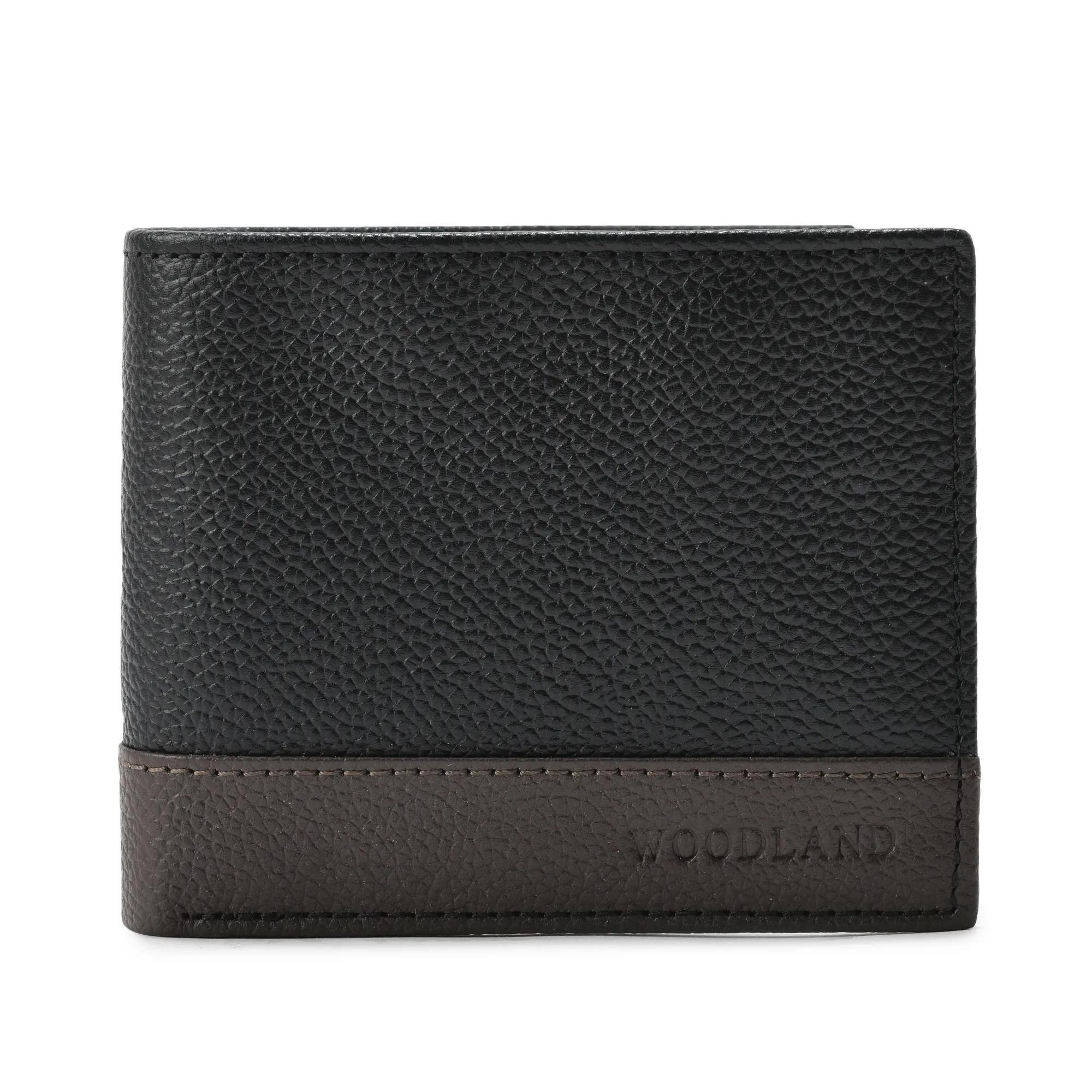 Woodland Men Black/Brown Premium Softy Leather Wallet - Thumbnail 2