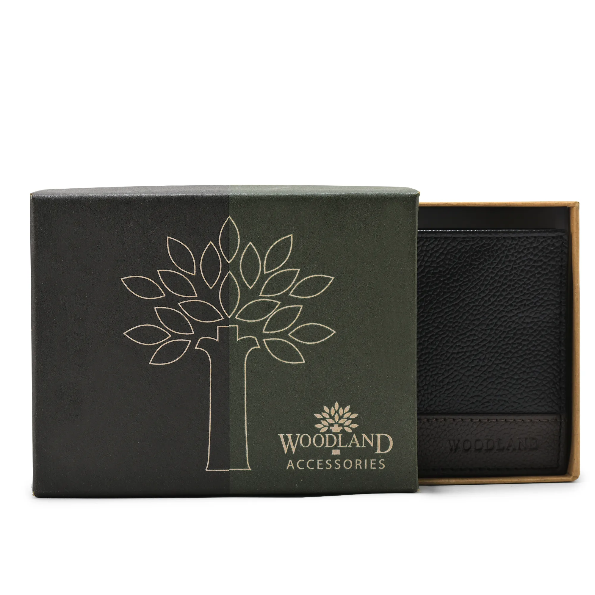 Woodland Men Black/Brown Premium Softy Leather Wallet - Thumbnail 6