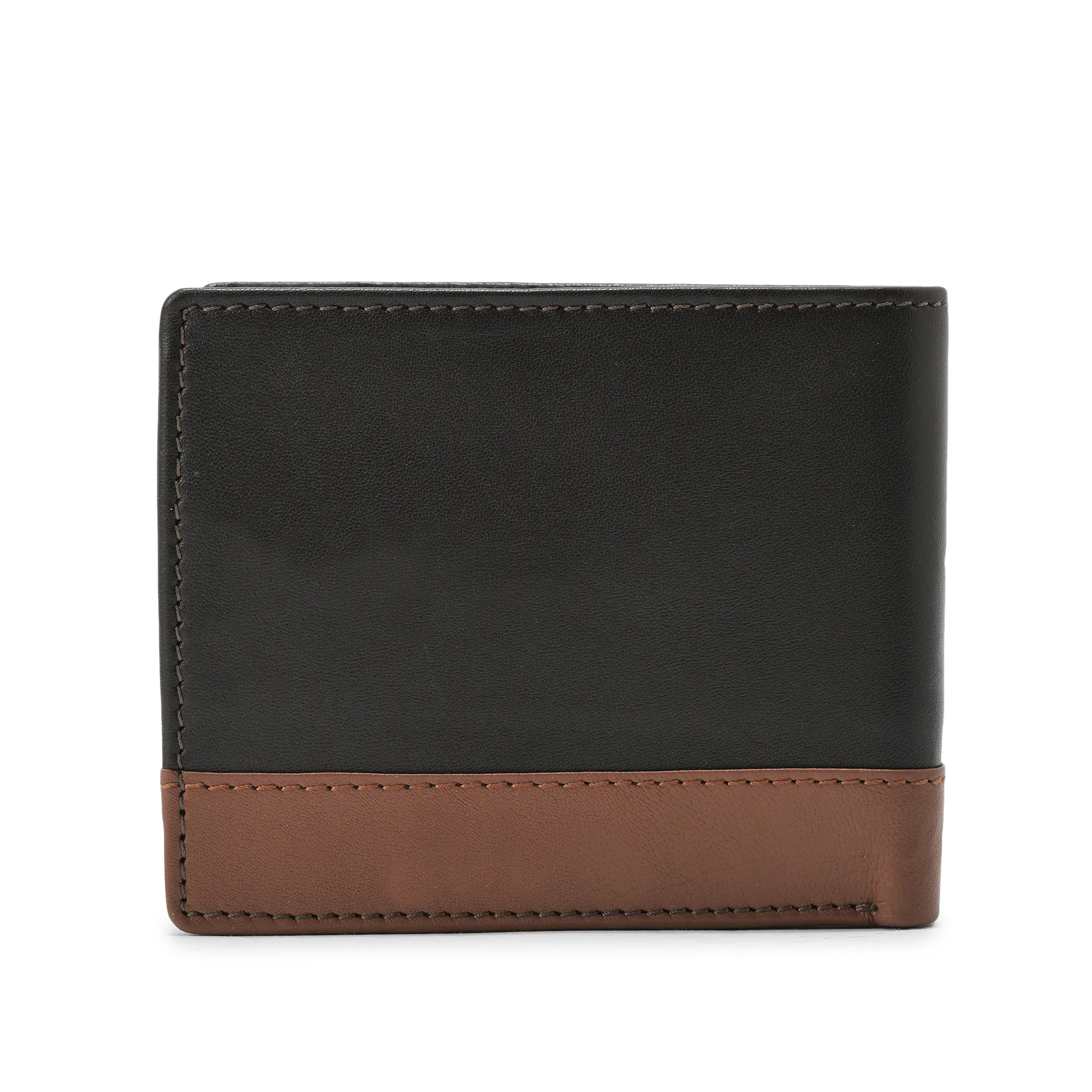 Woodland Men Brown/Tan Signature Softy NDM Leather Wallet - Thumbnail 3