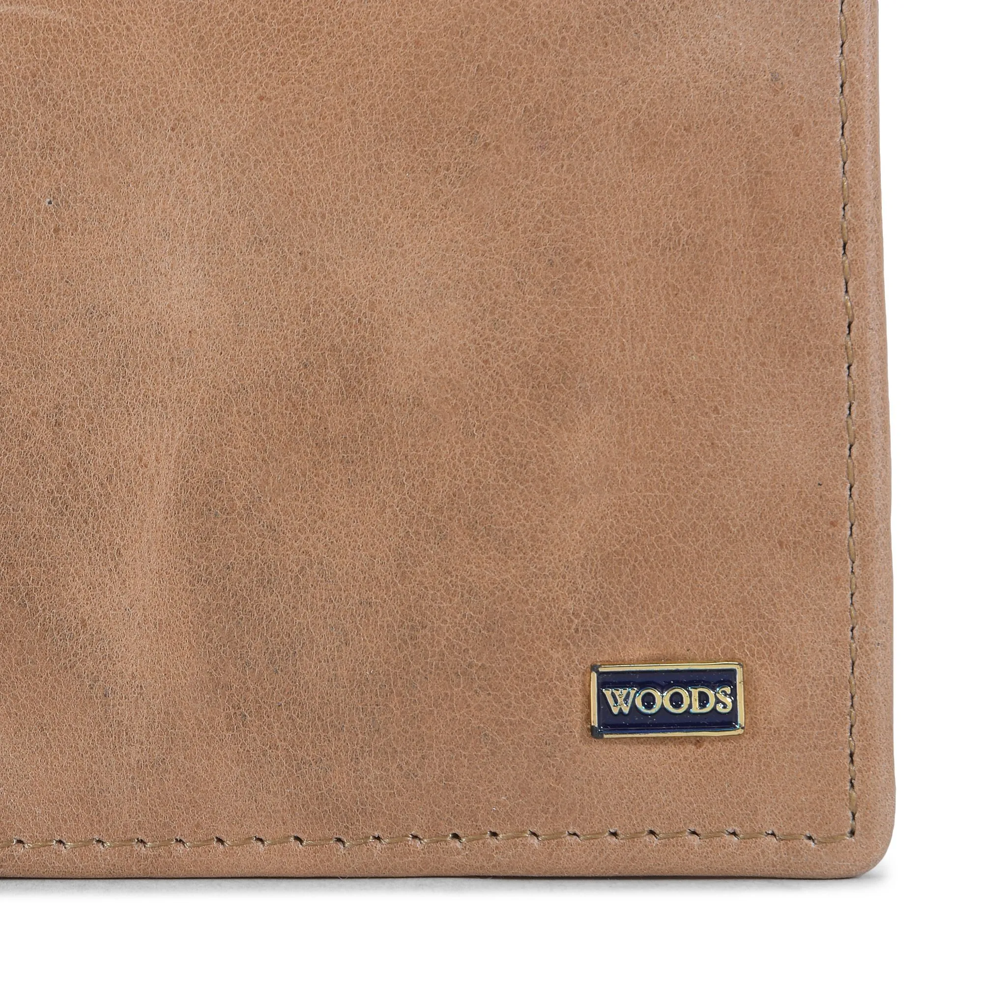 BEIGE/BROWN leather wallet - Thumbnail 2