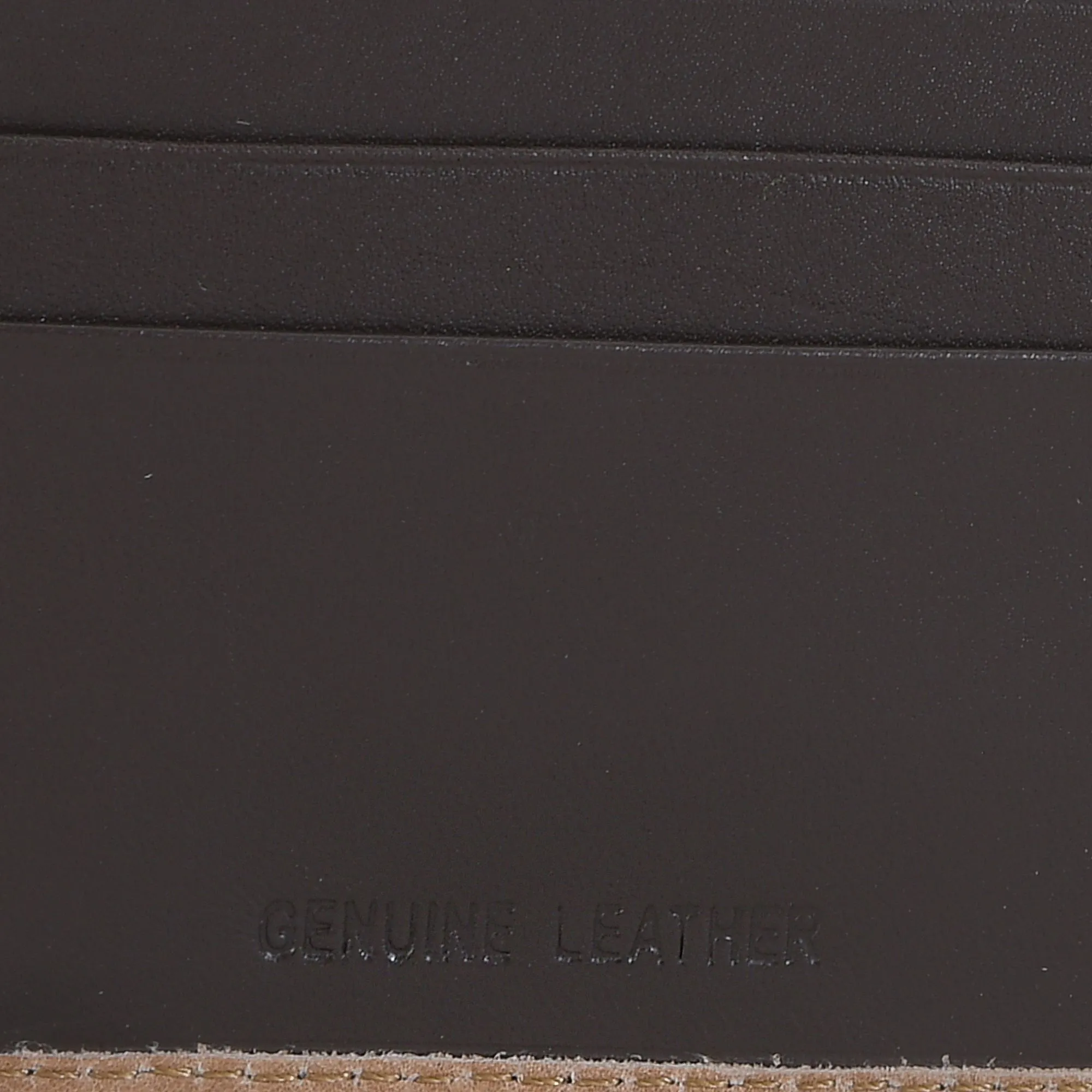 BEIGE/BROWN leather wallet - Thumbnail 5