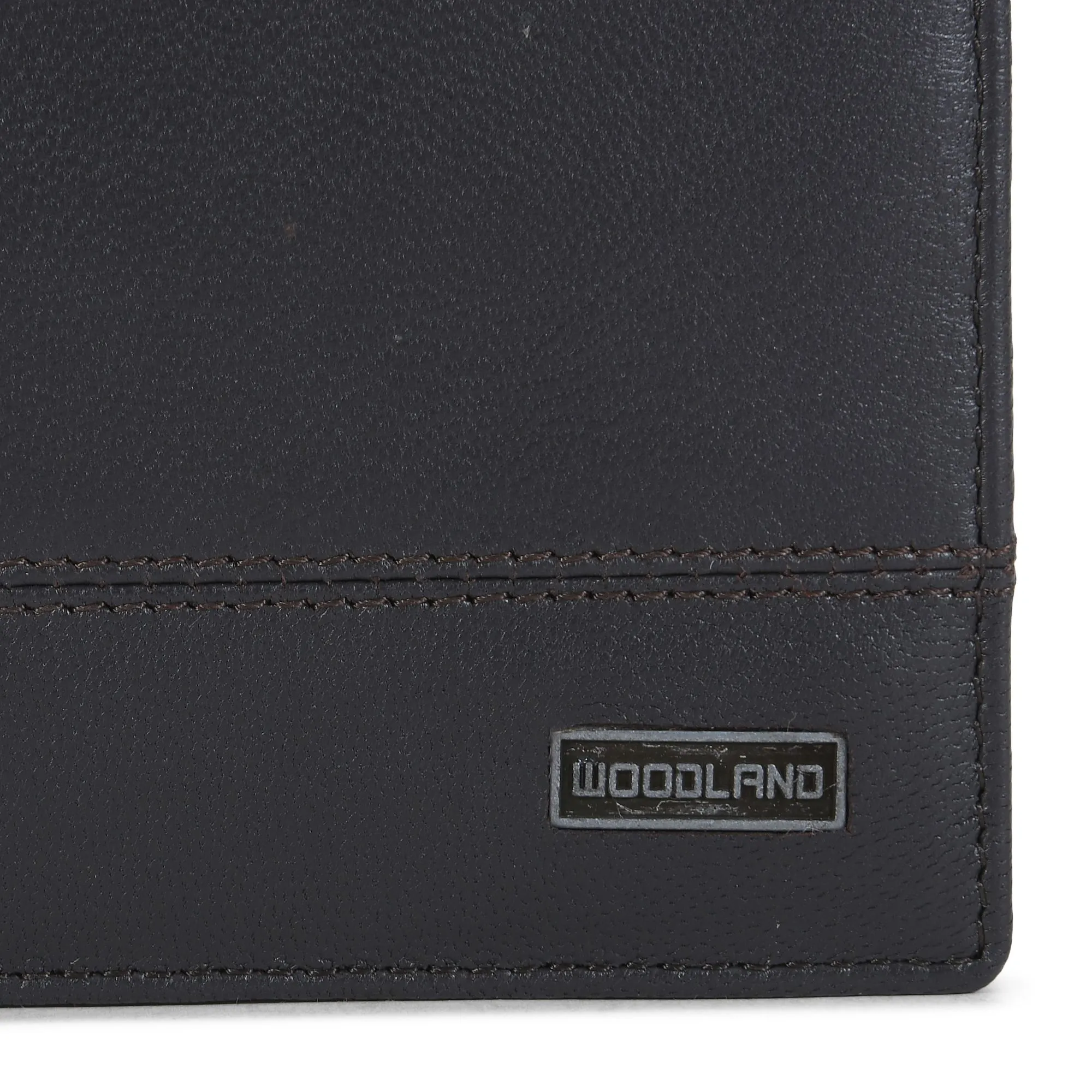 Dark brown leather wallet for men - Thumbnail 2