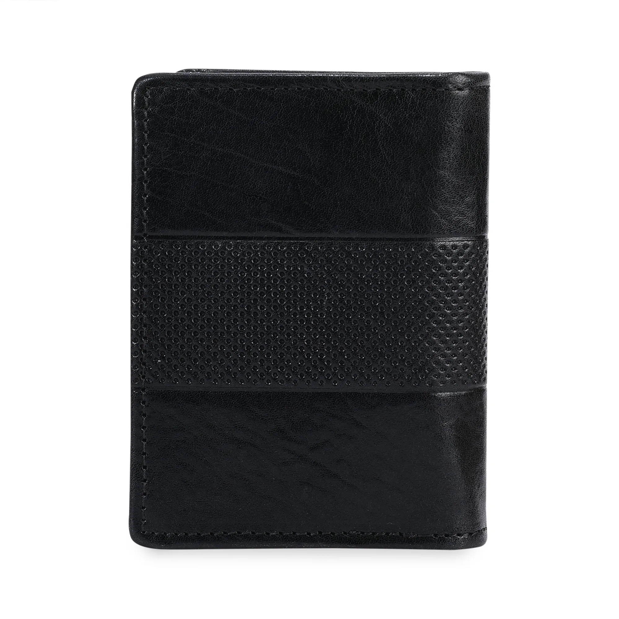 BLACK Leather Wallet For Men - Thumbnail 2