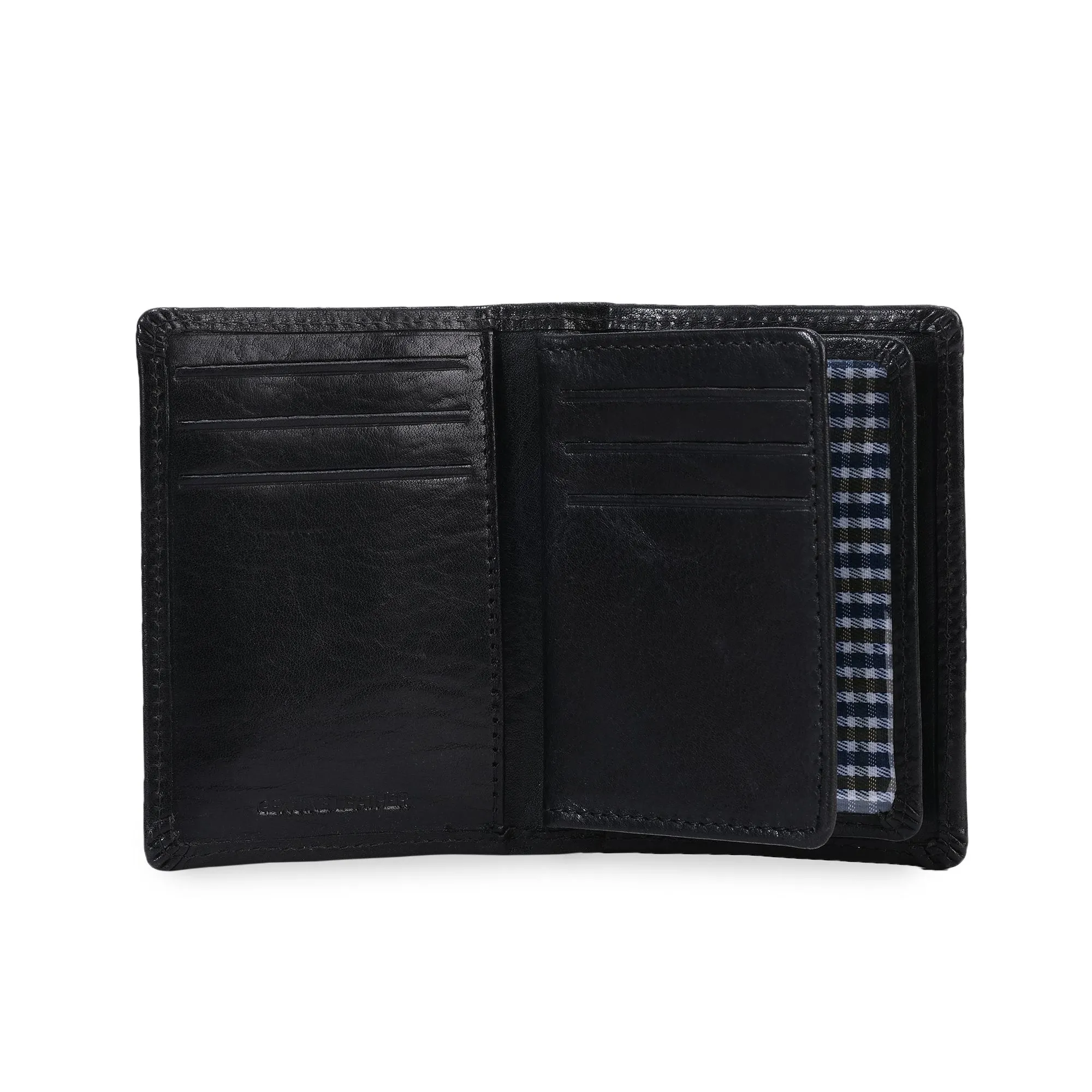 BLACK Leather Wallet For Men - Thumbnail 3