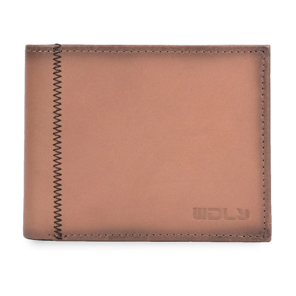 TAN Leather Wallet for Men - Image 1